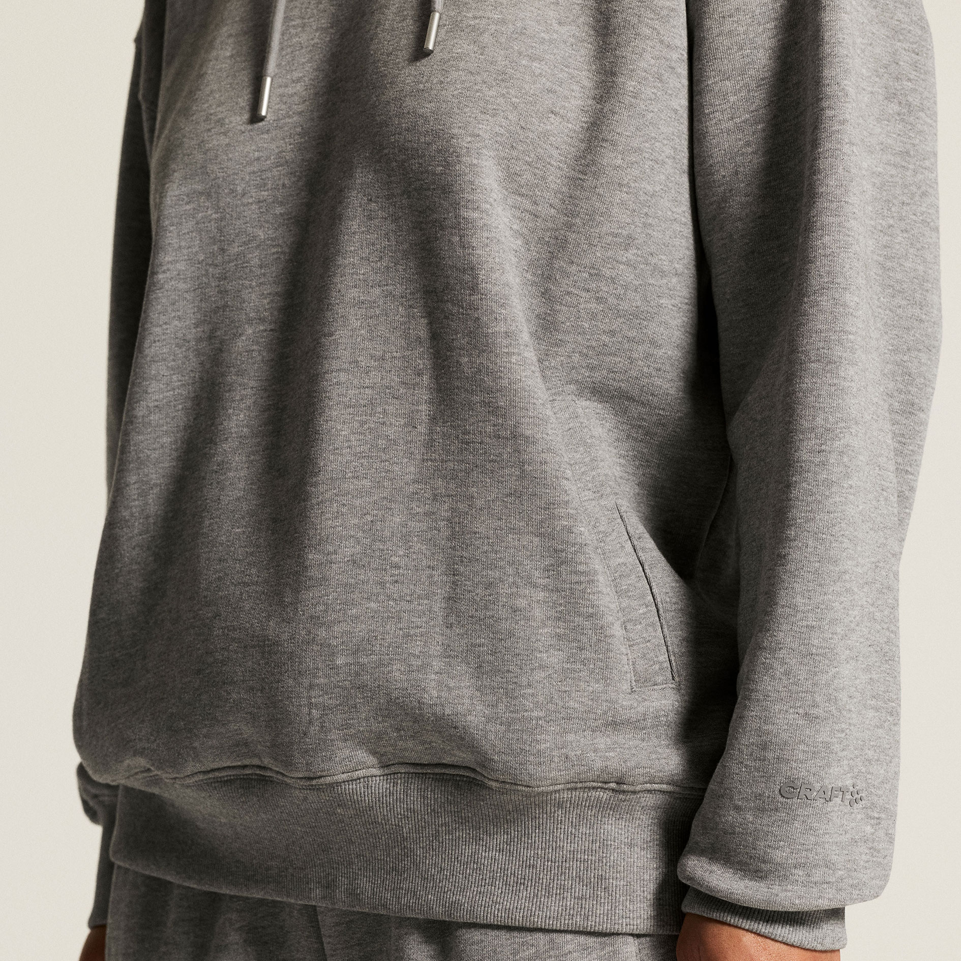 Craft Frequent women's hoodie, Grey melange, large image number 10