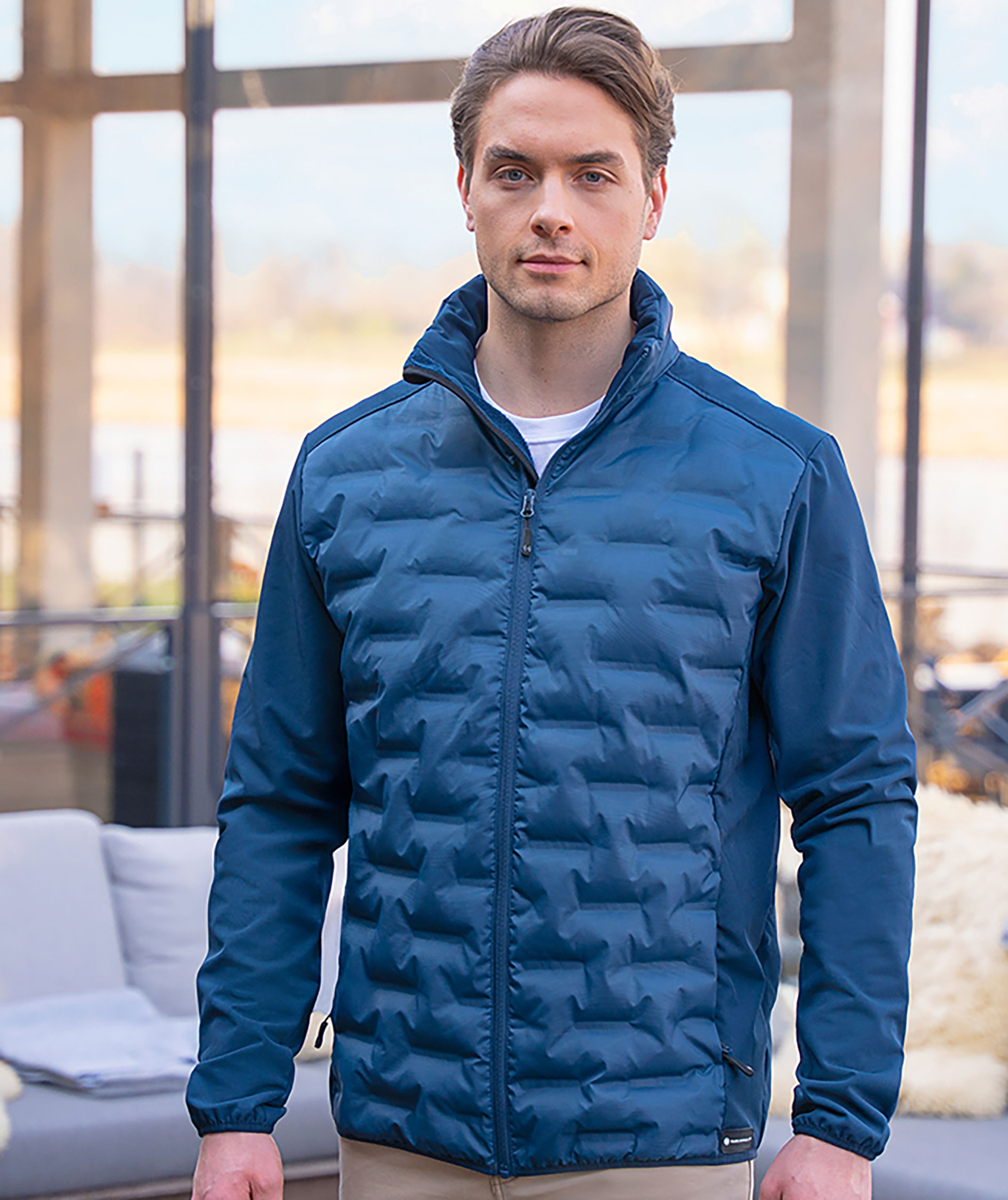 Karlowsky hybridjakke, Navy, large image number 5