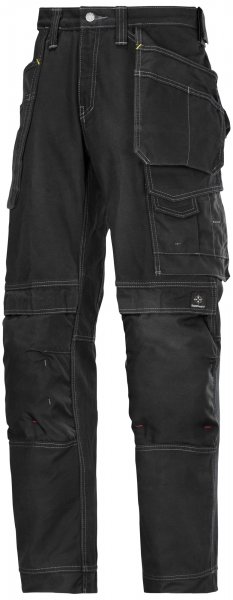 Snickers H&aring;ndv&aelig;rkerbukser Comfort Cotton 3215, Sort, large image number 0