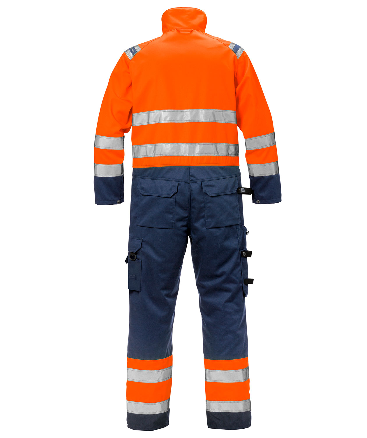 Fristads kjeledress 8026, Hi-vis Oransje/Marinebl&aring;