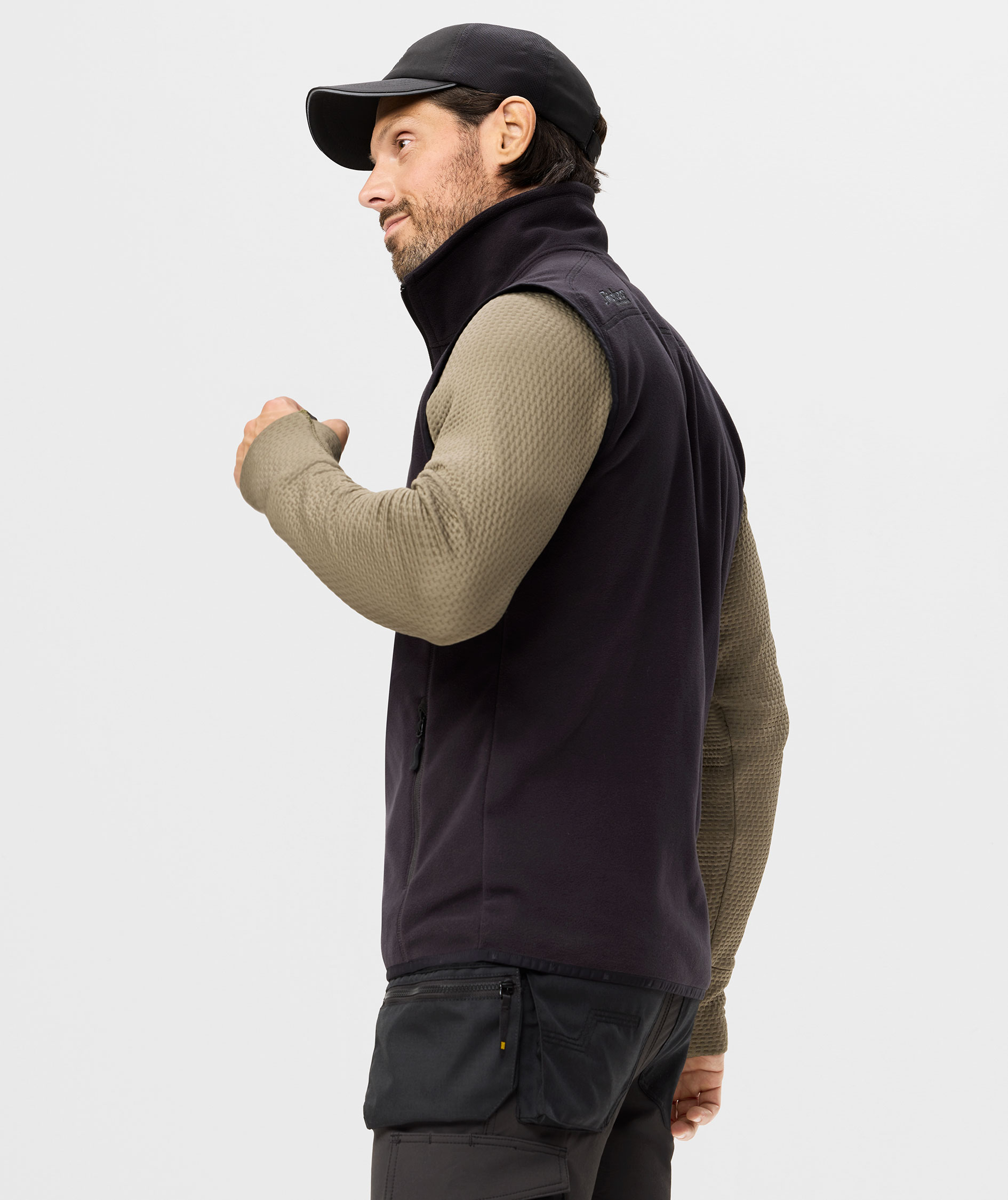 Snickers Polartec&reg; fleecevest 8424, Black, large image number 3