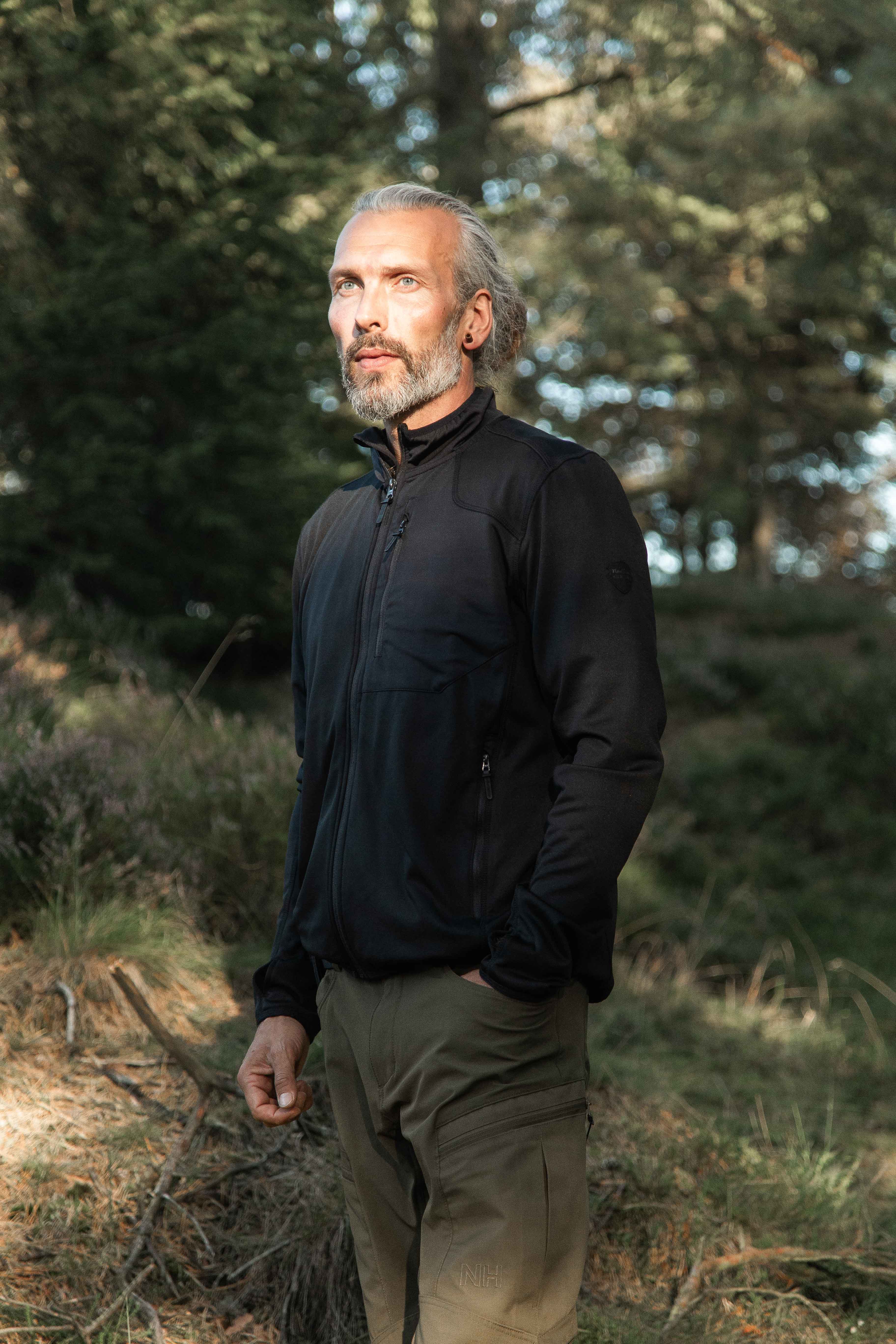 Northern Hunting Fiak fleecejacka, Antracit, large image number 7