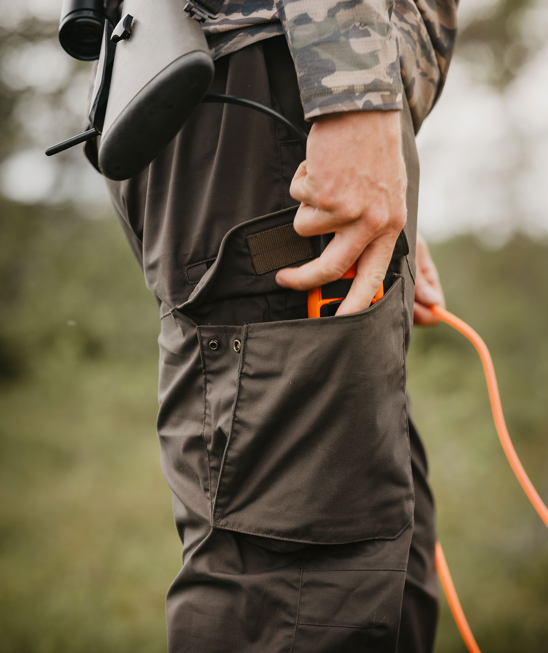 Pinewood&nbsp;Pro InsectSafe bukser, Dark Olive, large image number 4