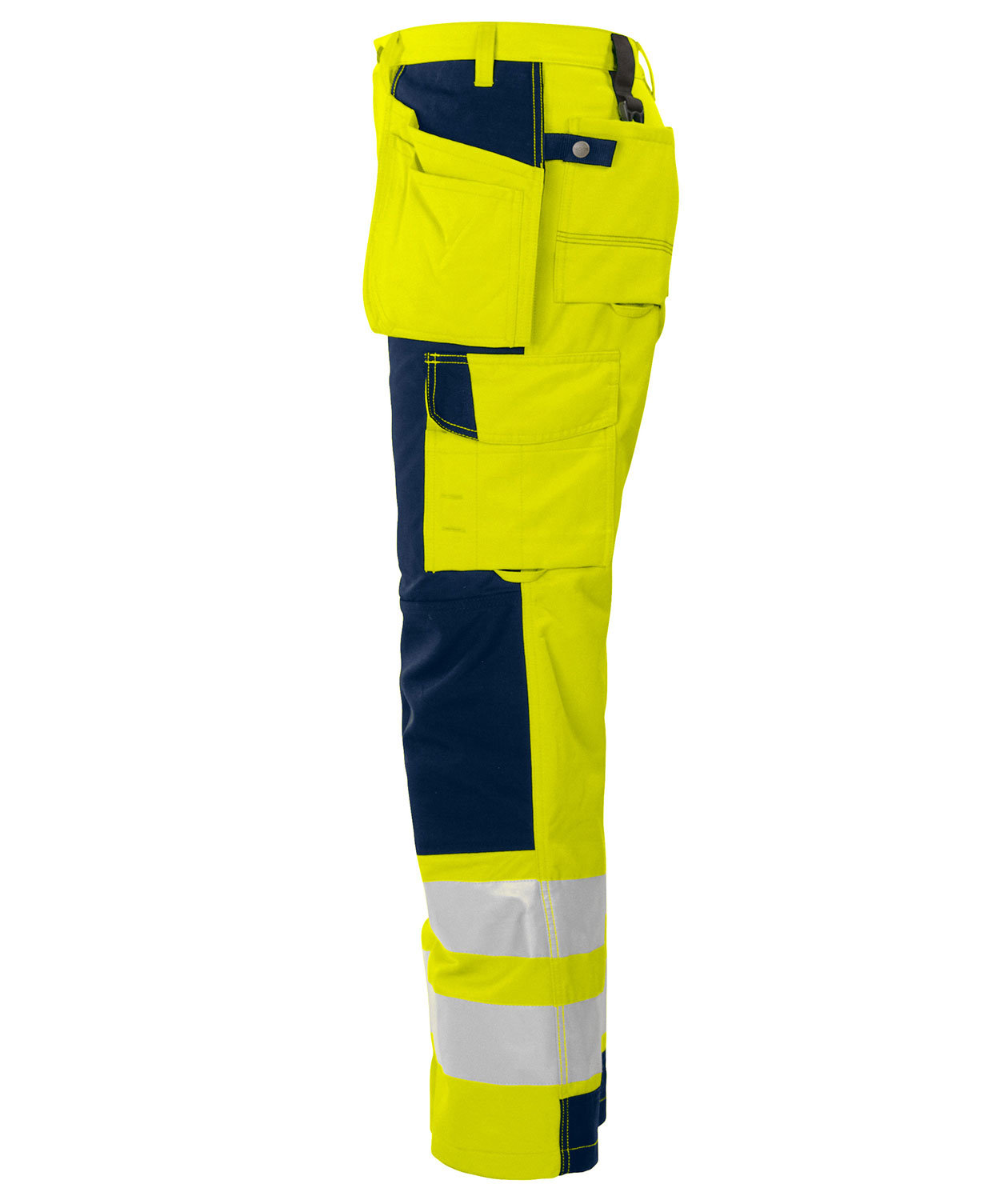 ProJob hantverksbyxa 6506, Varsel yellow/marinbl&aring;
