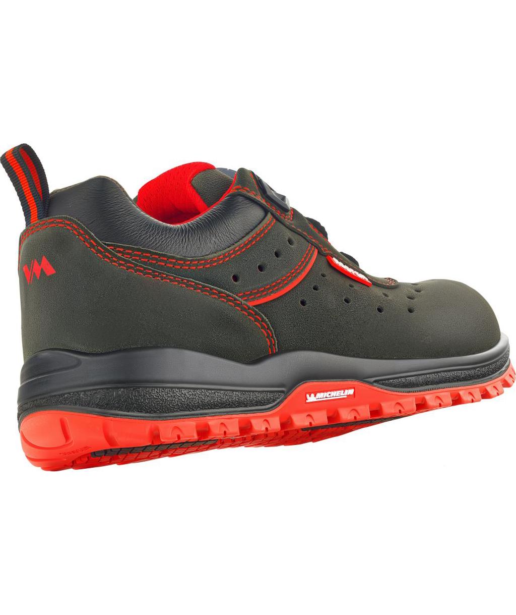 VM Footwear Norimberk work shoes O1PL, Black/Red, large image number 3