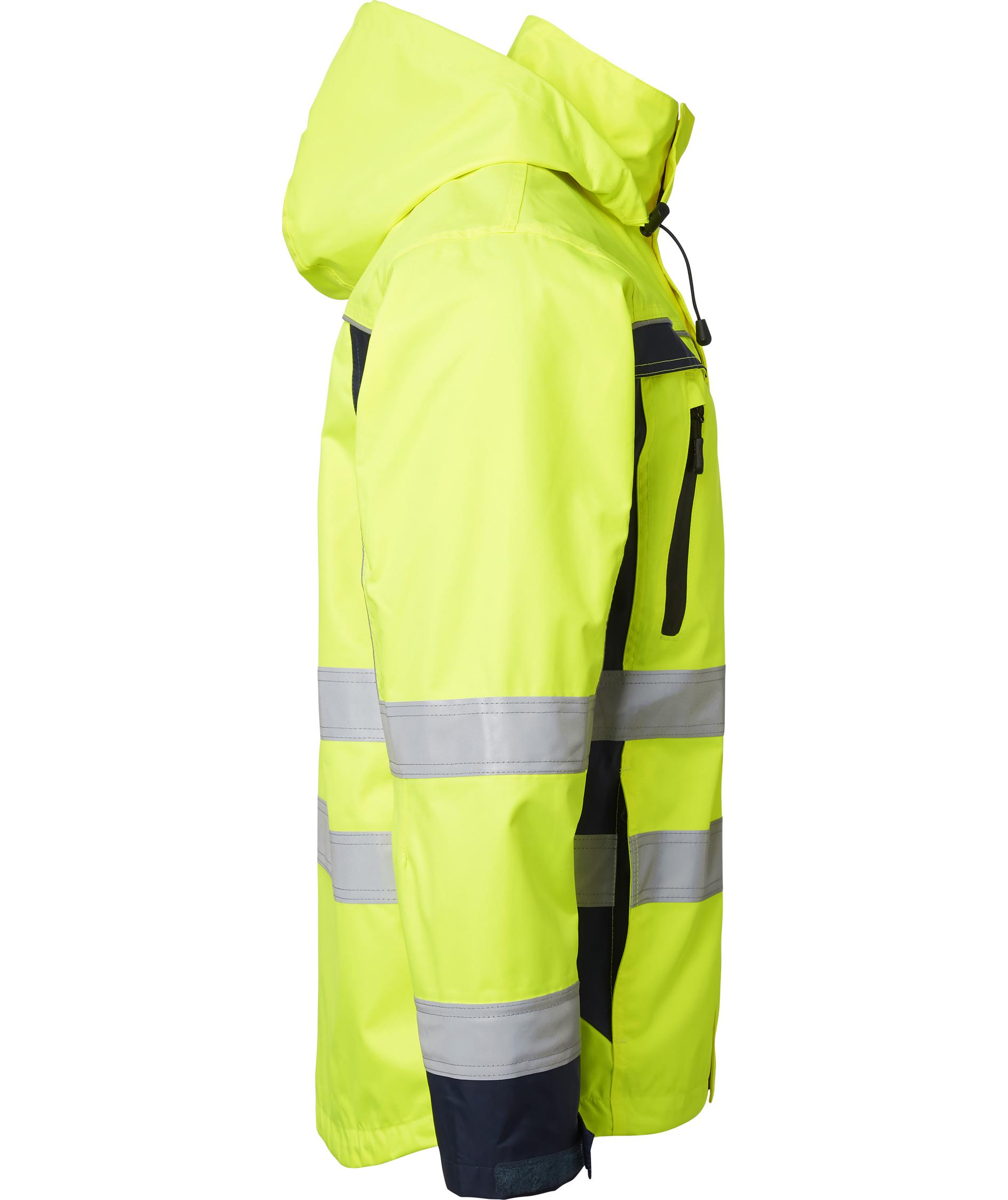 Top Swede skaljakke 5217, Hi-Vis Gul/Navy, large image number 2