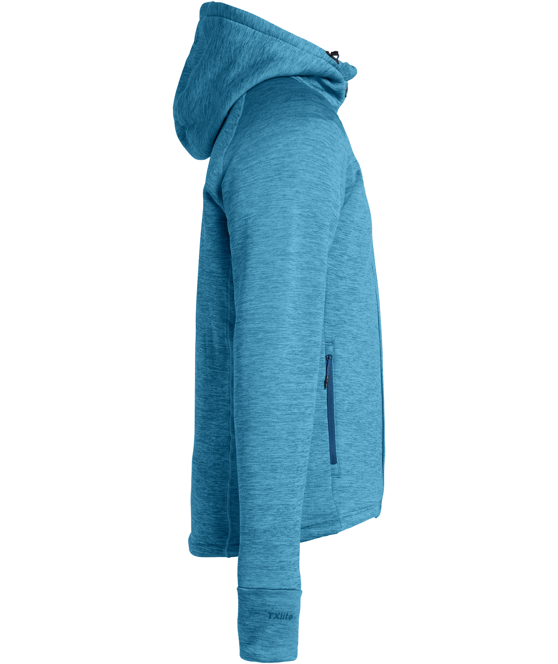 Tenson TXlite hoodie with full zipper, Blue, large image number 4