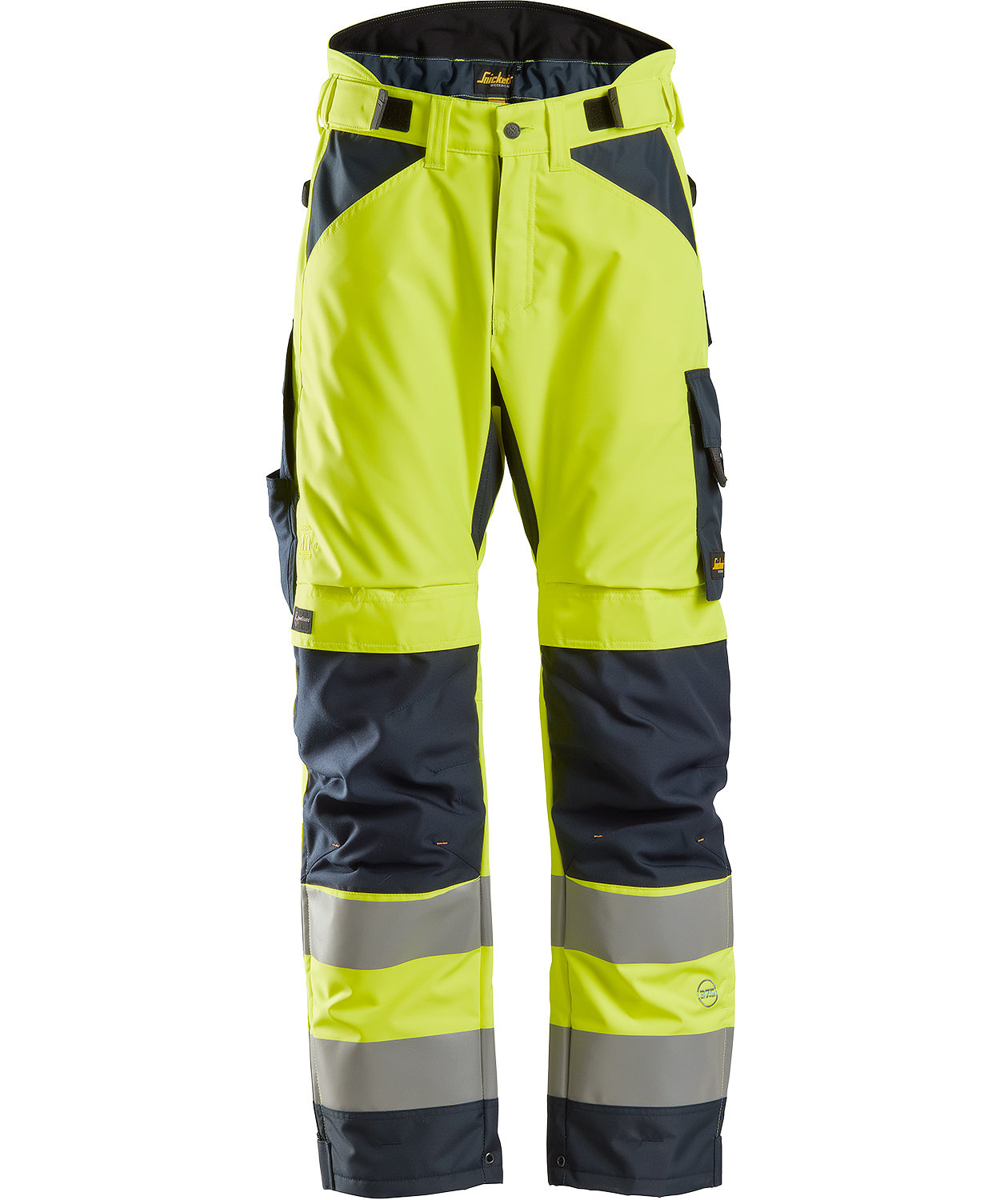 Snickers AllroundWork 37.5&reg; vinterbyxor+ 6639, Varsel gul/marinbl&aring;