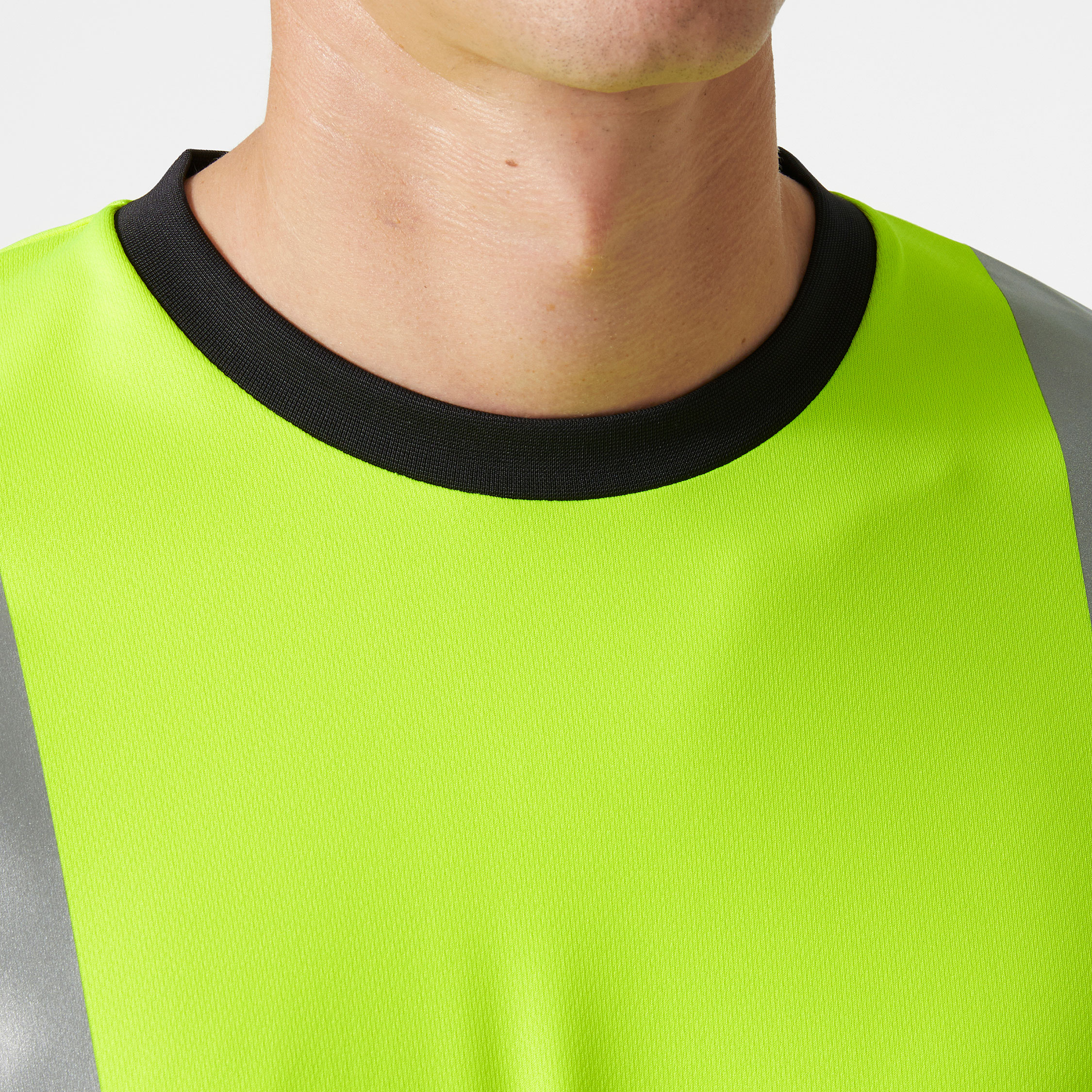 Helly Hansen Addvis lang&auml;rmliges T-Shirt, Hi-vis Gelb/Ebony, large image number 4