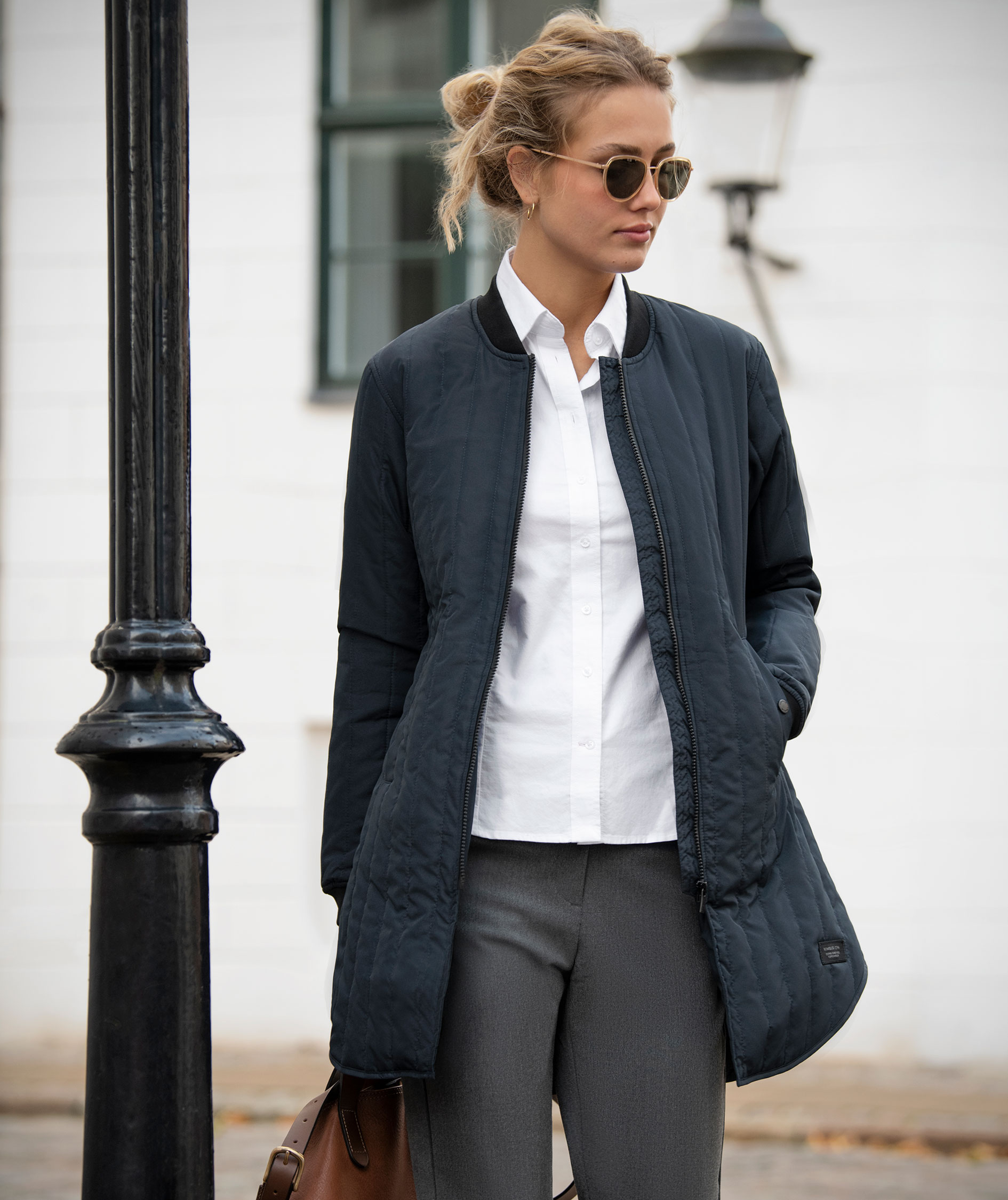 Nimbus Lindenwood vattert damejakke, Navy