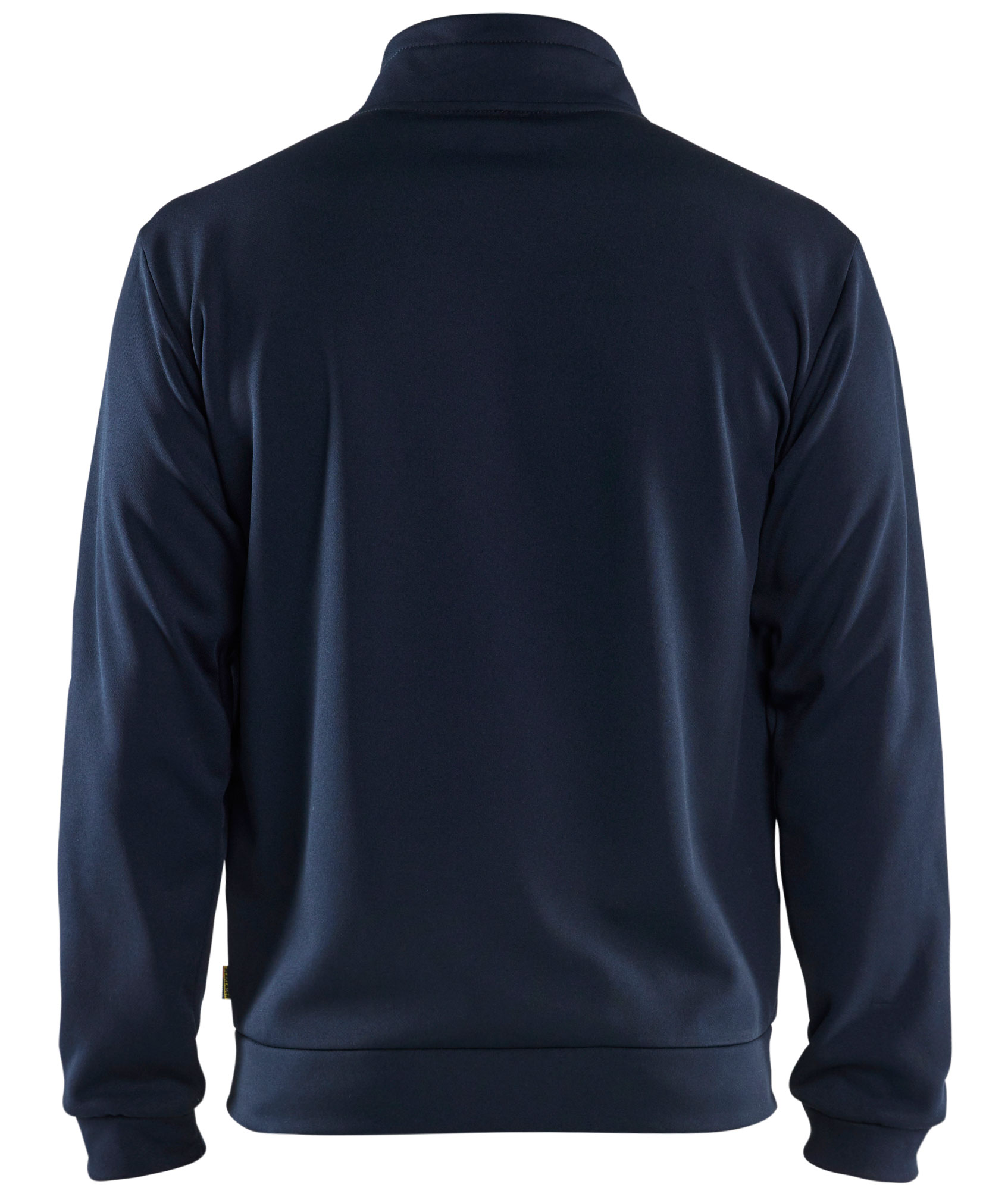 Bl&aring;kl&auml;der Unite sweat cardigan, Dark Marine/Hi-Vis Yellow, large image number 1