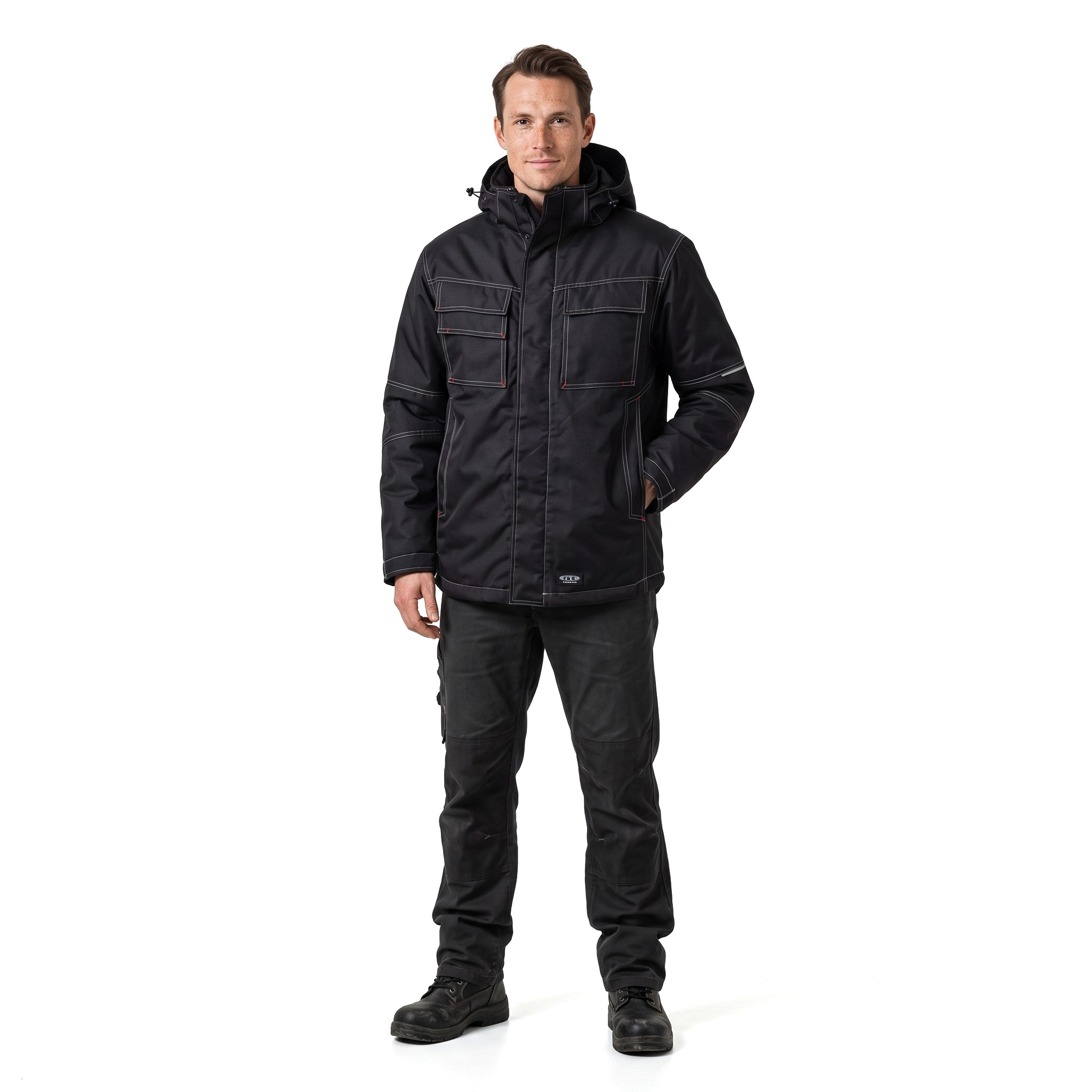 J.A.K. winter jacket 6153, Black, large image number 2