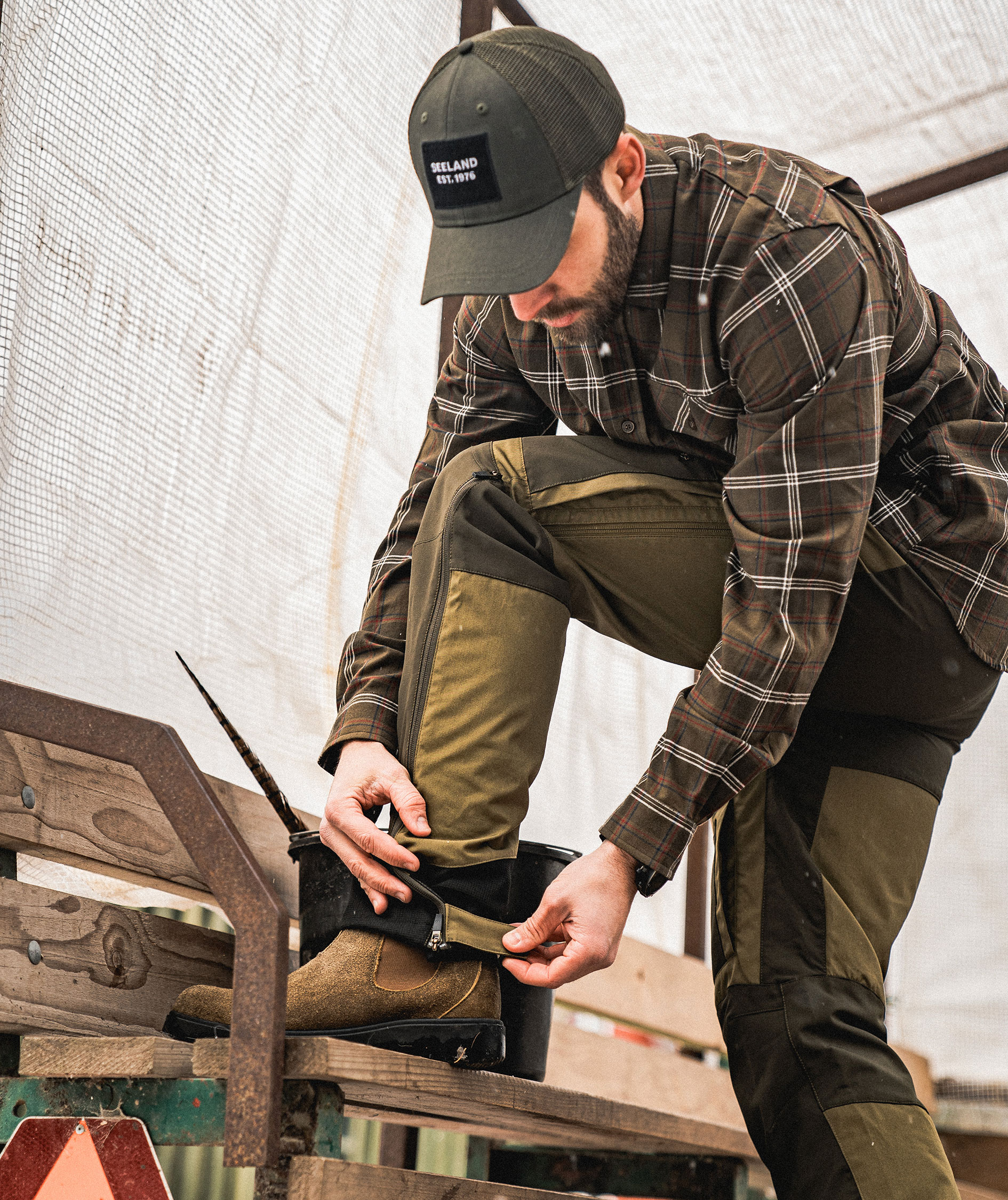 Seeland Hemlock Hose, Military olive/Pine green, large image number 7