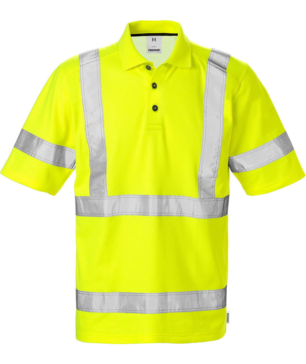 Fristads polo T-skjorte 7025 PHV, Hi-Vis&nbsp;Gul, large image number 0
