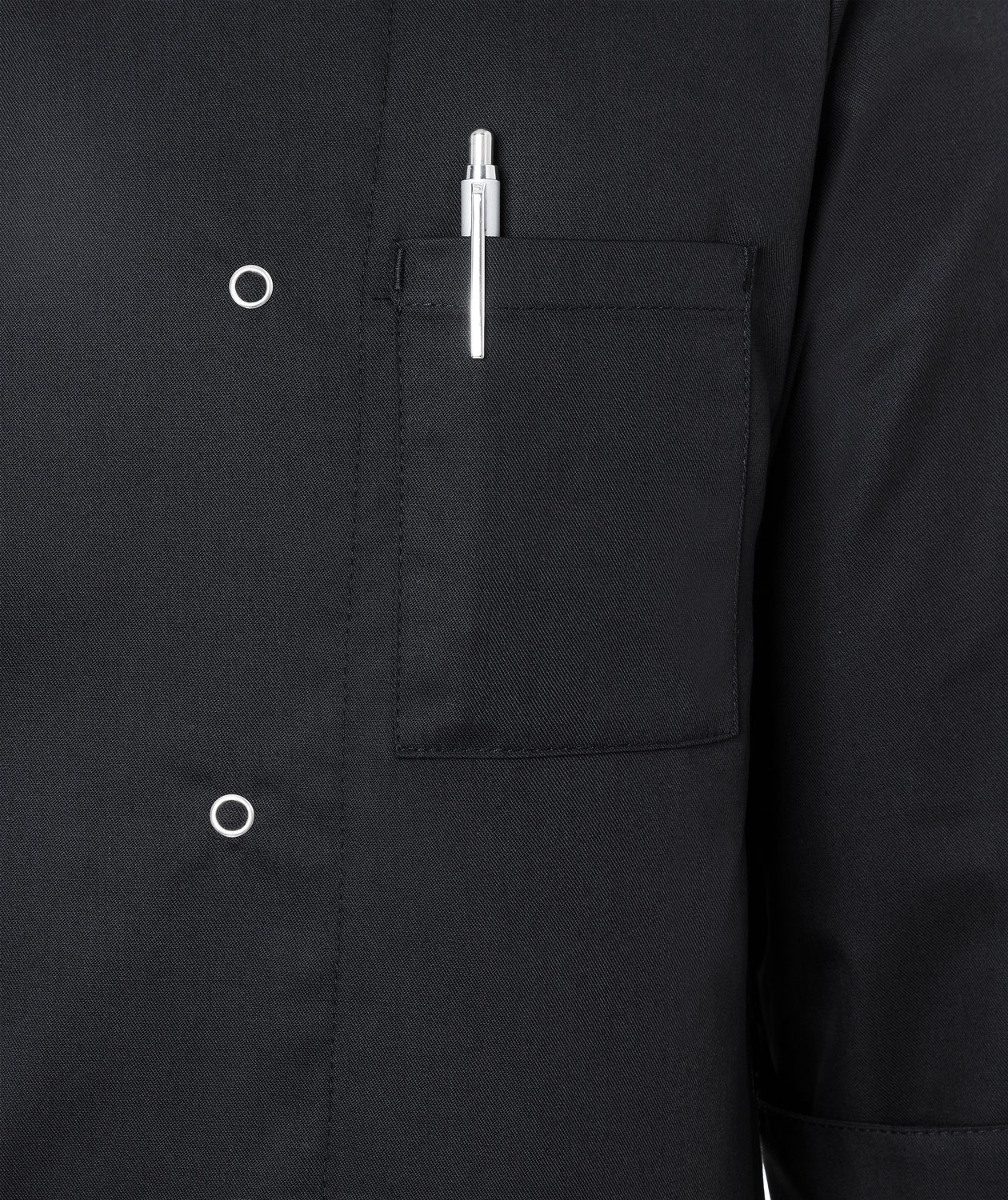 Karlowsky Basic  chefs jacket, Black, large image number 4