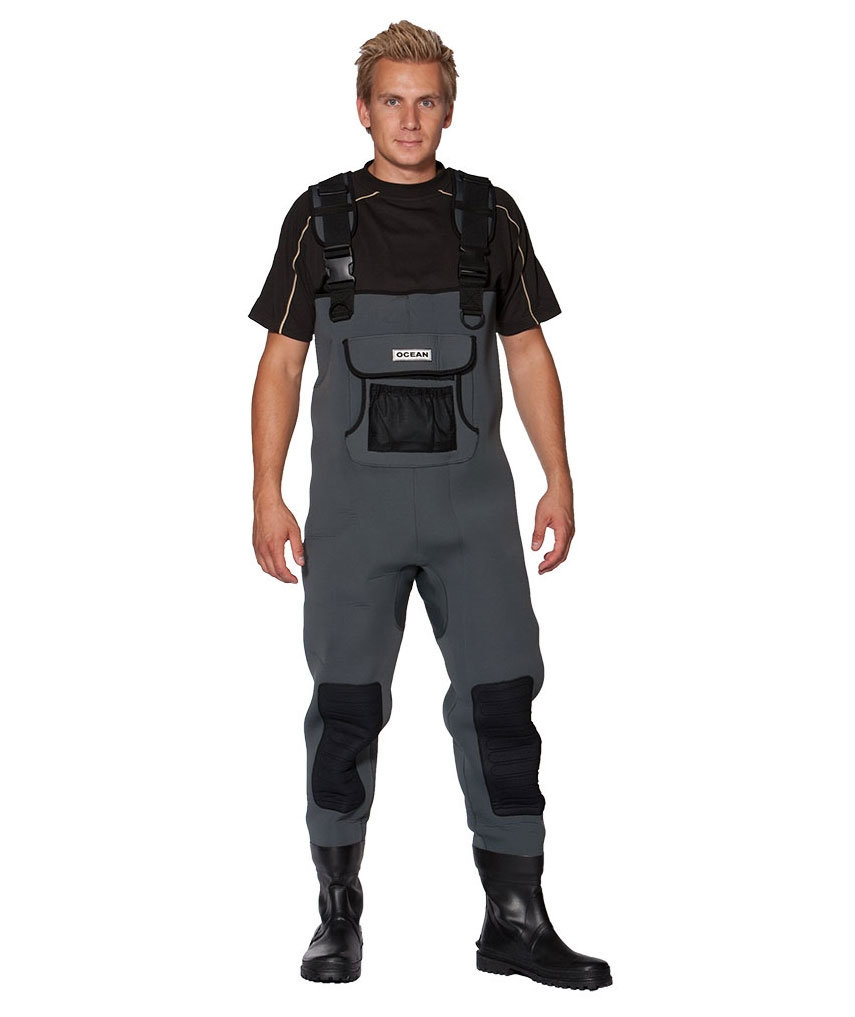 Ocean neopren vadere, Gr&aring;, large image number 0