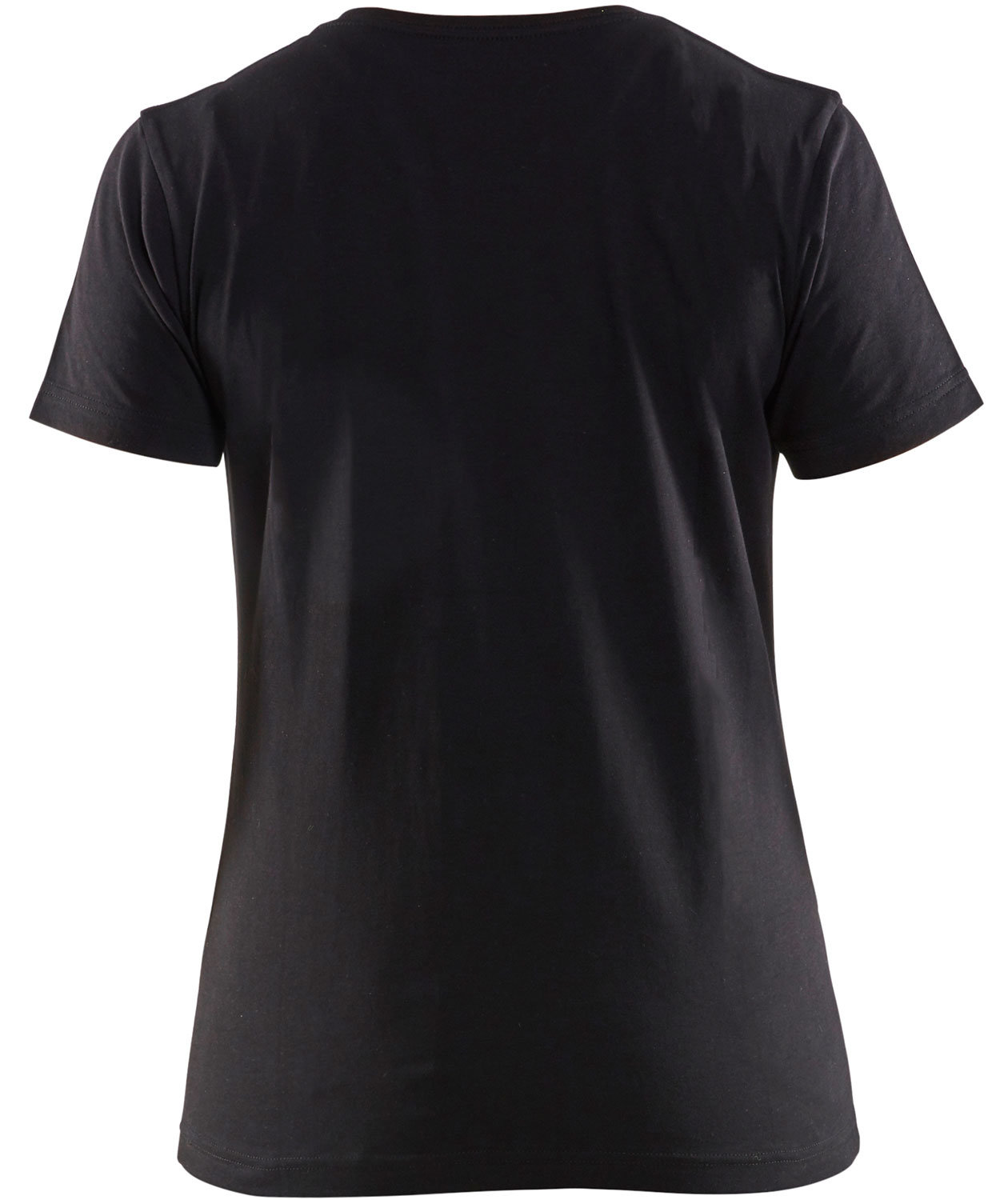 Bl&aring;kl&auml;der dame T-shirt, Sort/Hi-Vis Gul, large image number 1