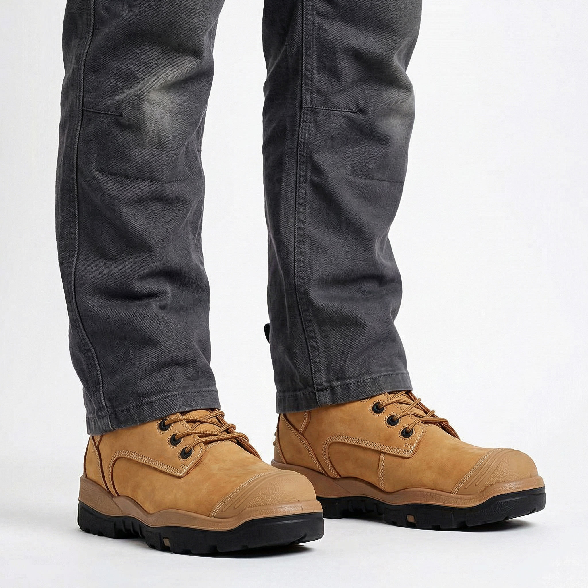 Bata Industrials 86147 Longreach safety boots S3, Wheat, large image number 2
