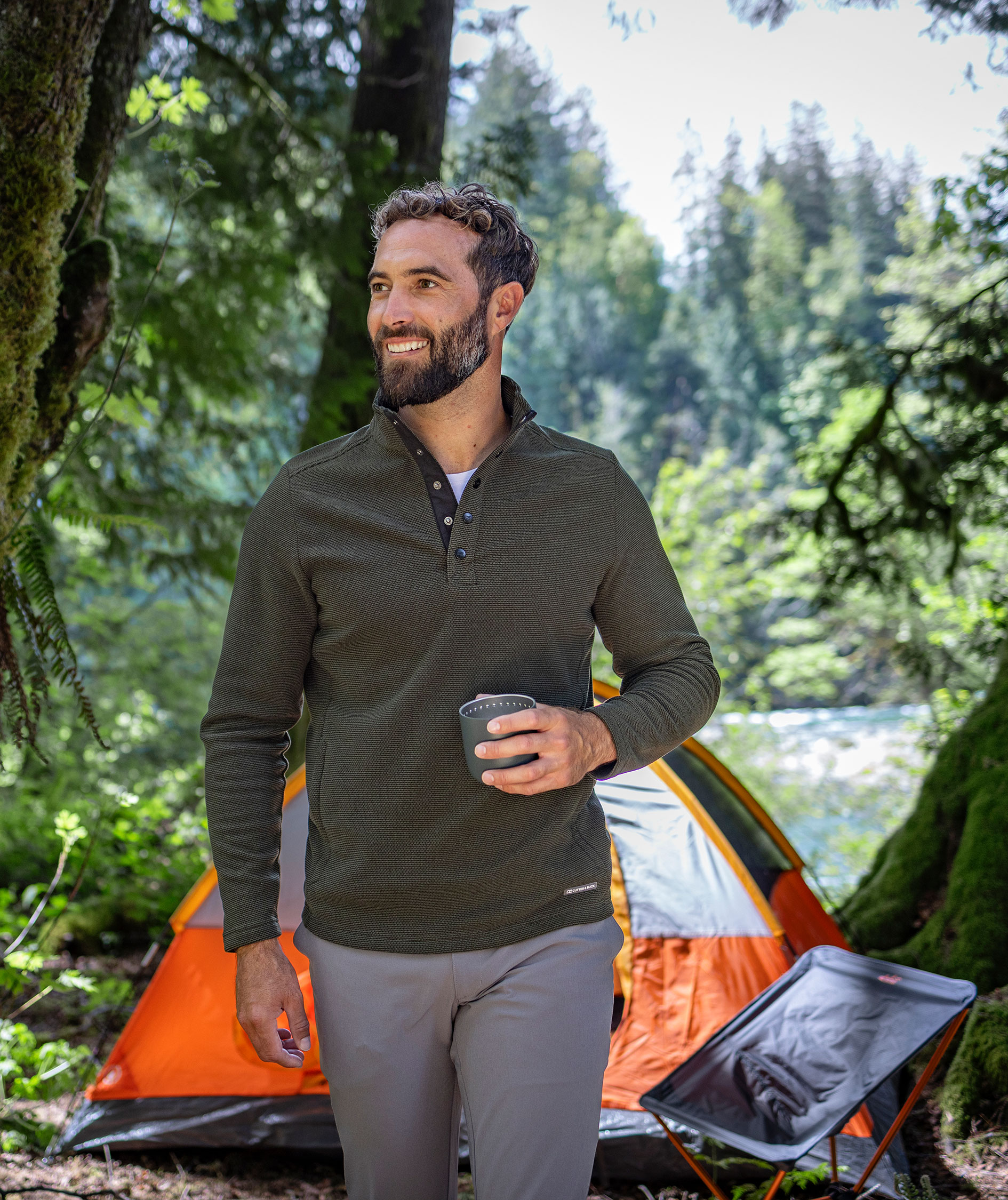 Cutter & Buck Hunts Point fleecetr&ouml;ja, Ivy green