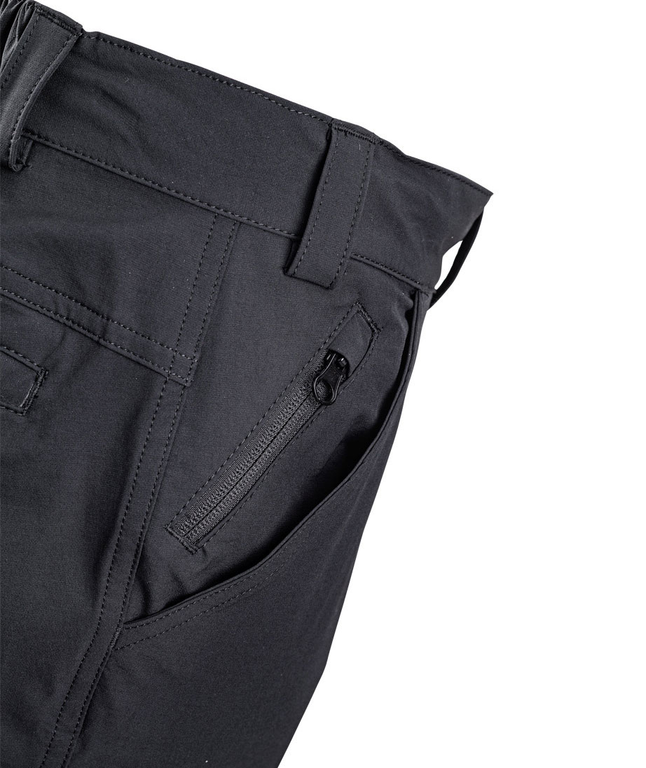 Kramp Active dame servicebukser full stretch, Koksgr&aring;, large image number 5