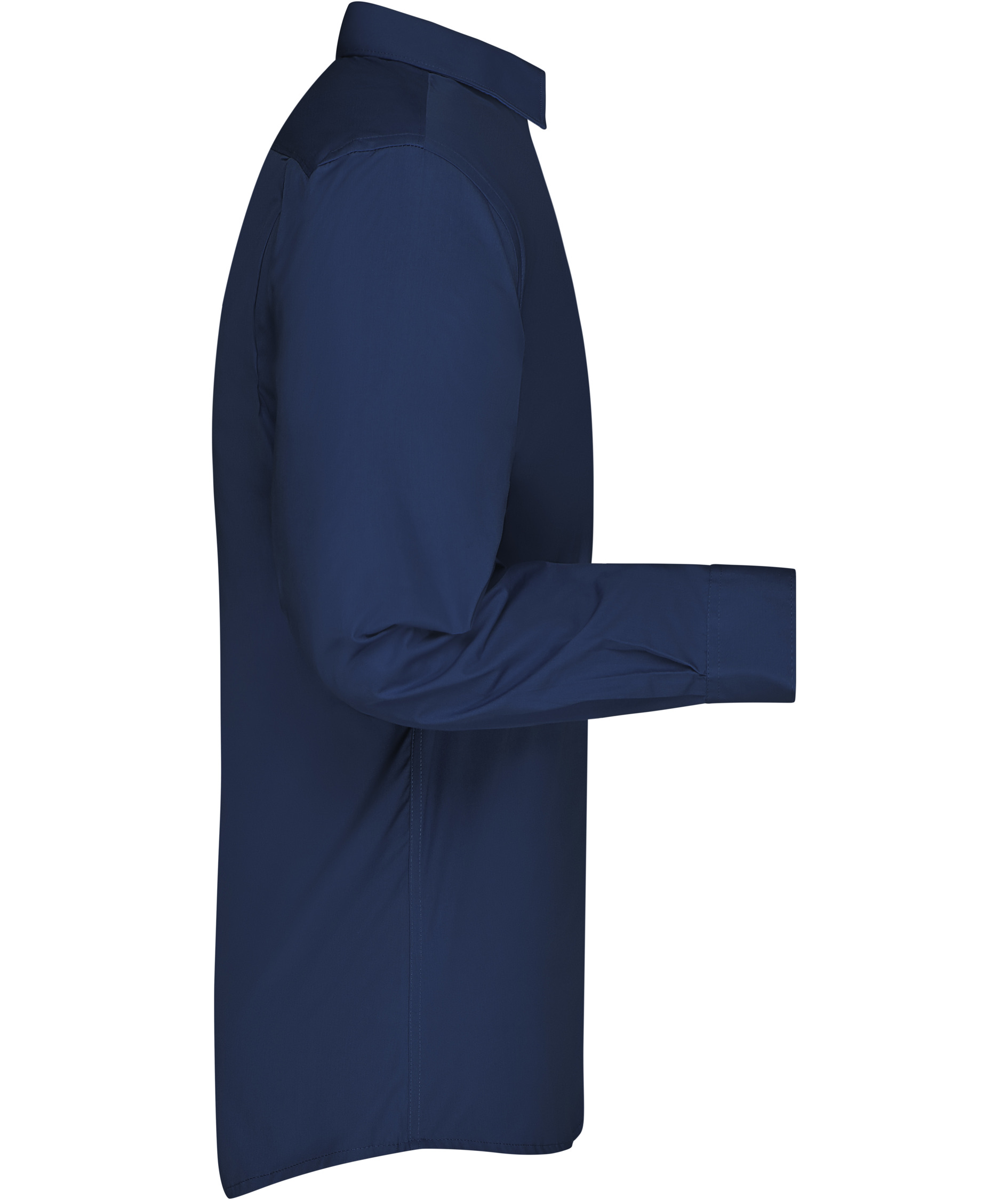 James & Nicholson modern fit  skjorta, Navy, large image number 2