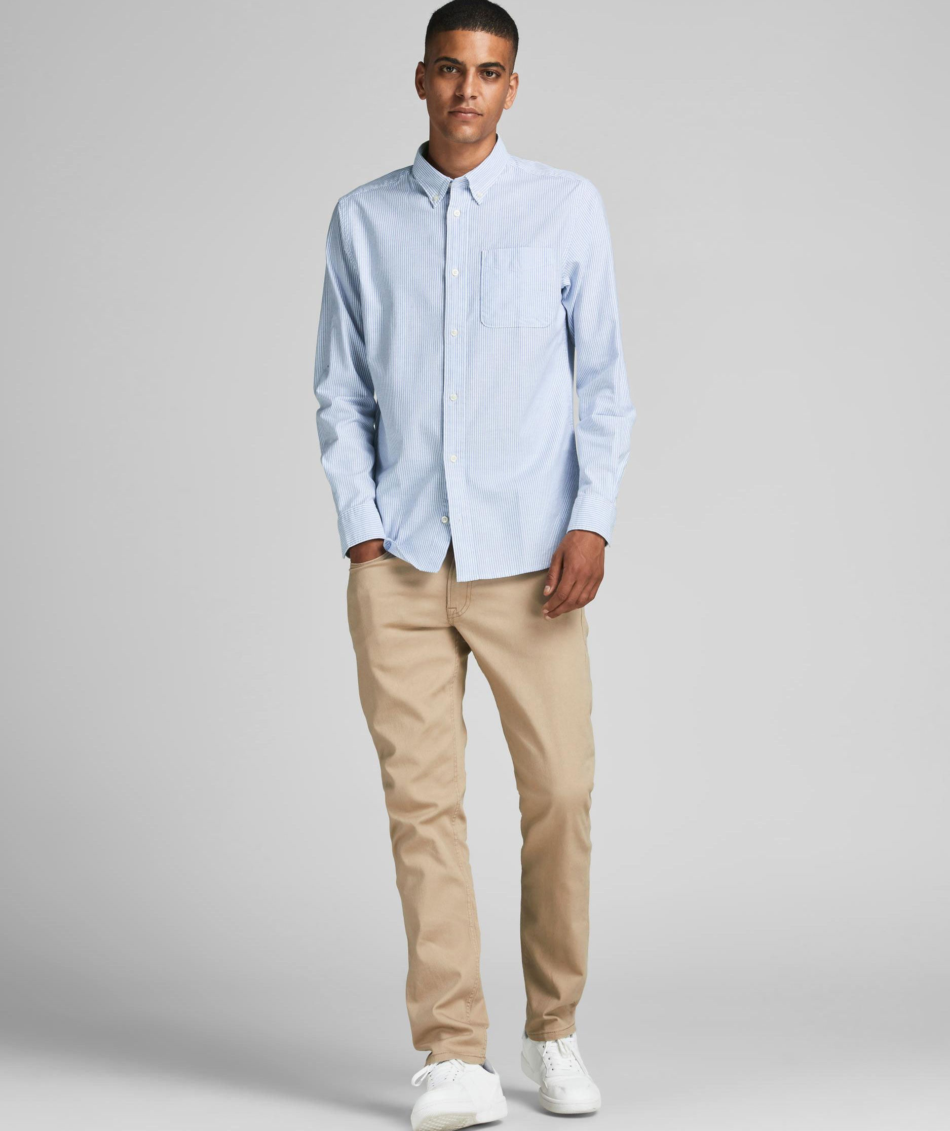 Jack & Jones Premium JPRBROOK Slim fit Oxford skjorta, Infinity, large image number 3