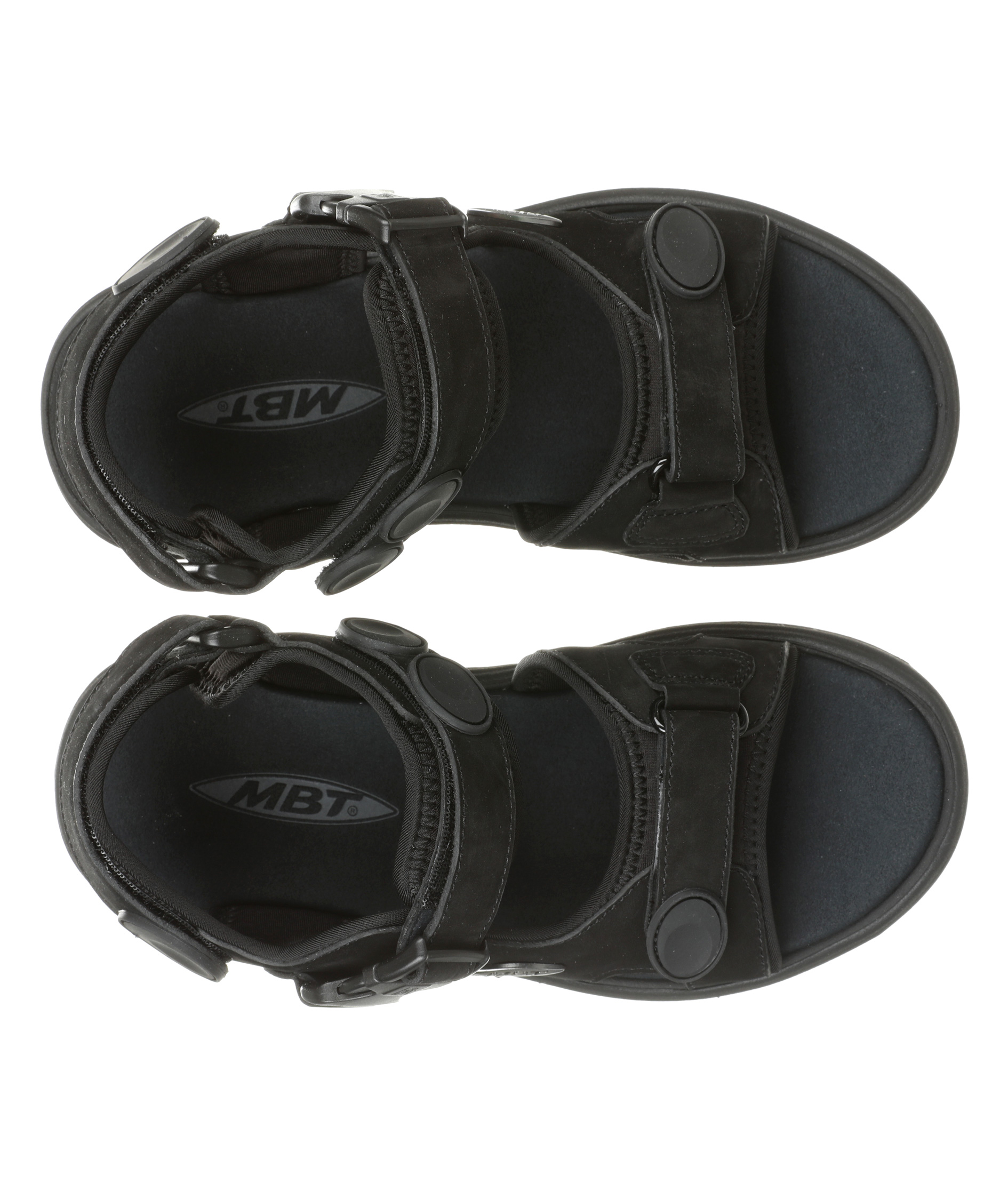 MBT Kisumu Classic sandaler, Svart, large image number 3