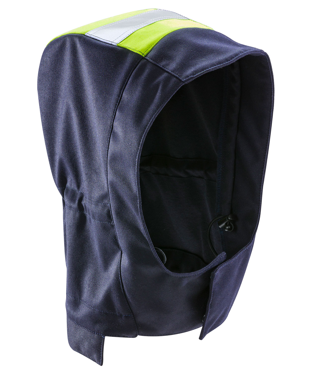 Fristads Flamestat softshell huva 4077, Varsel gul/marinbl&aring;