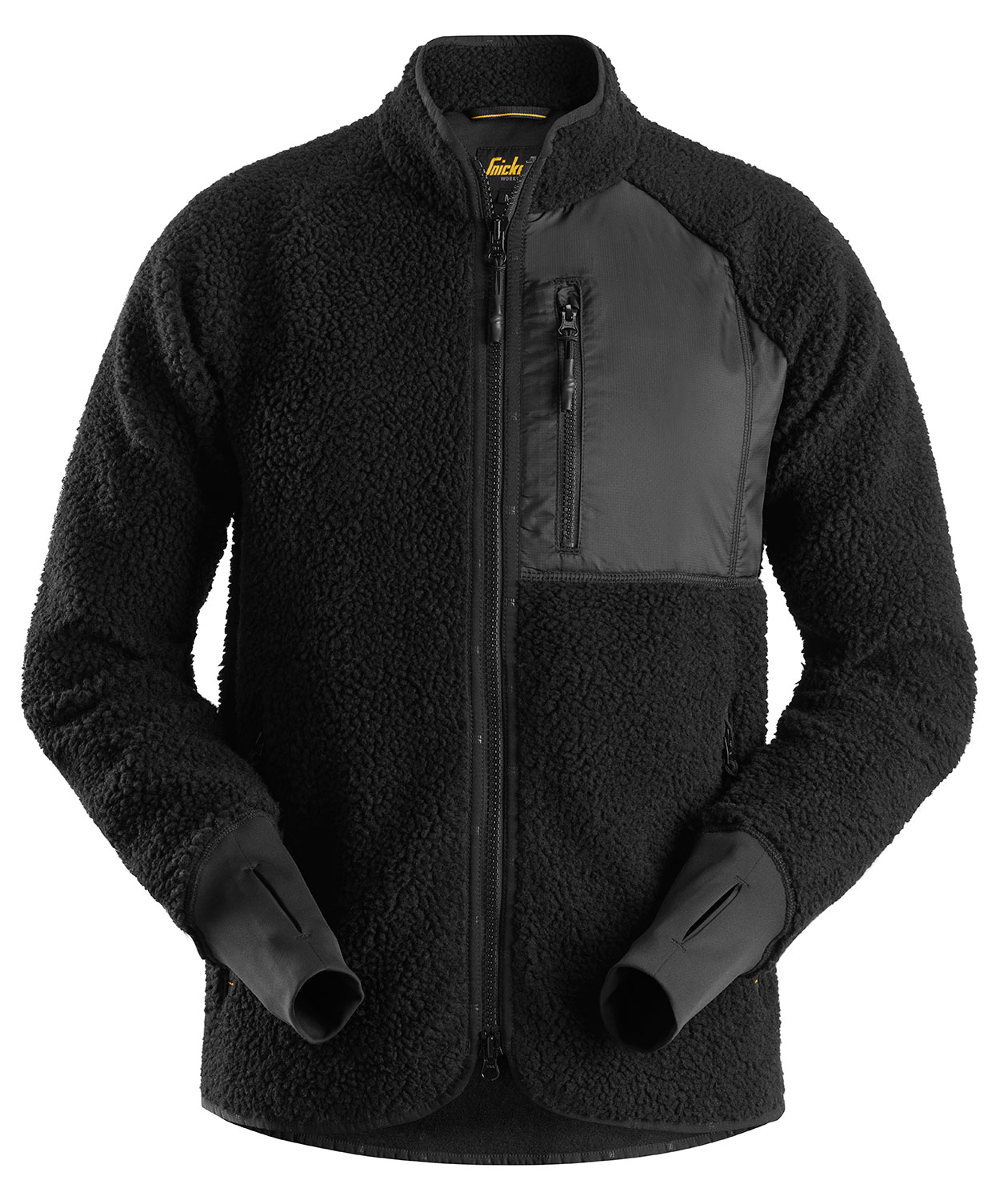 Snickers AllroundWork p&auml;lsfiberjacka 8021, Svart