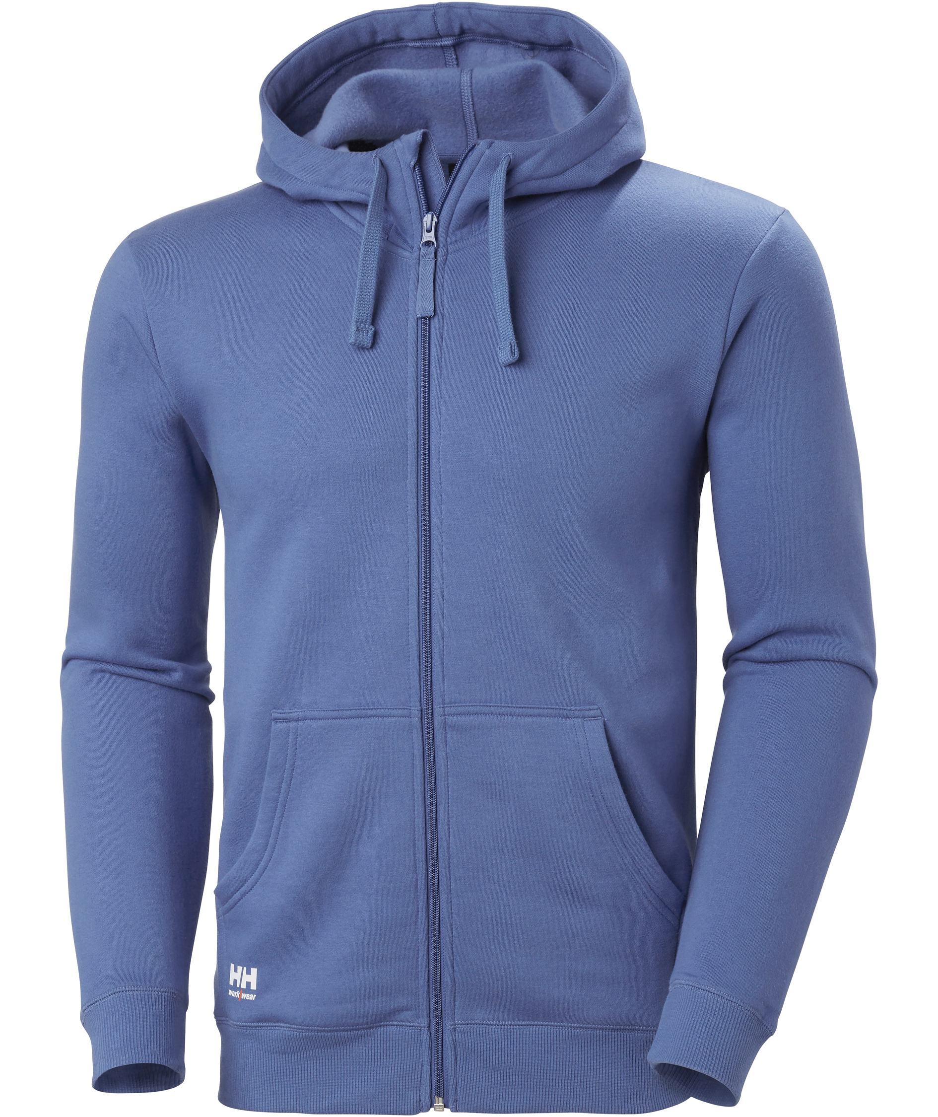 Helly Hansen Classic hoodie med dragkedja, Stone Blue, Stone Blue, swatch