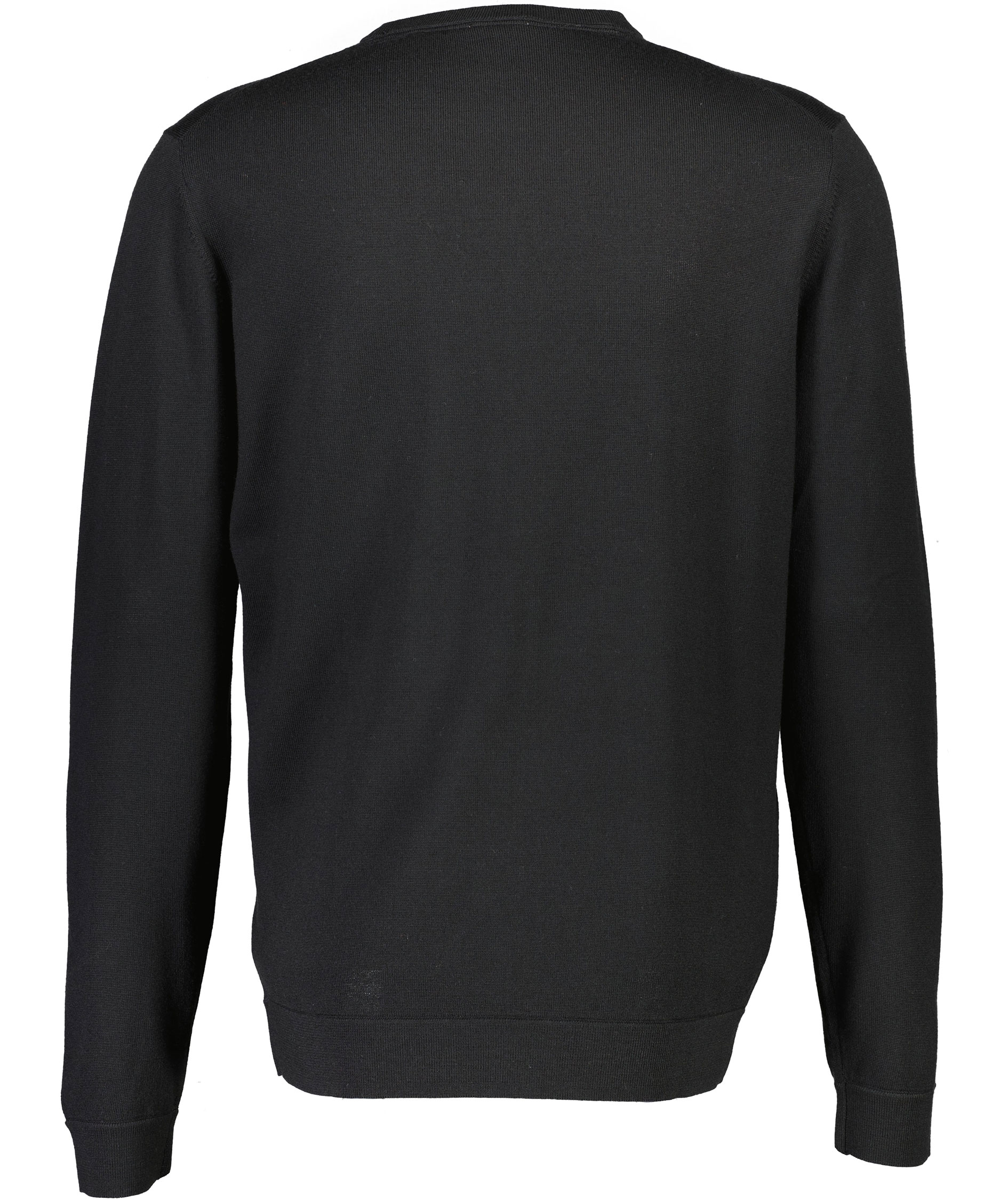 Lindbergh strikket genser med merinoull, Black, large image number 2