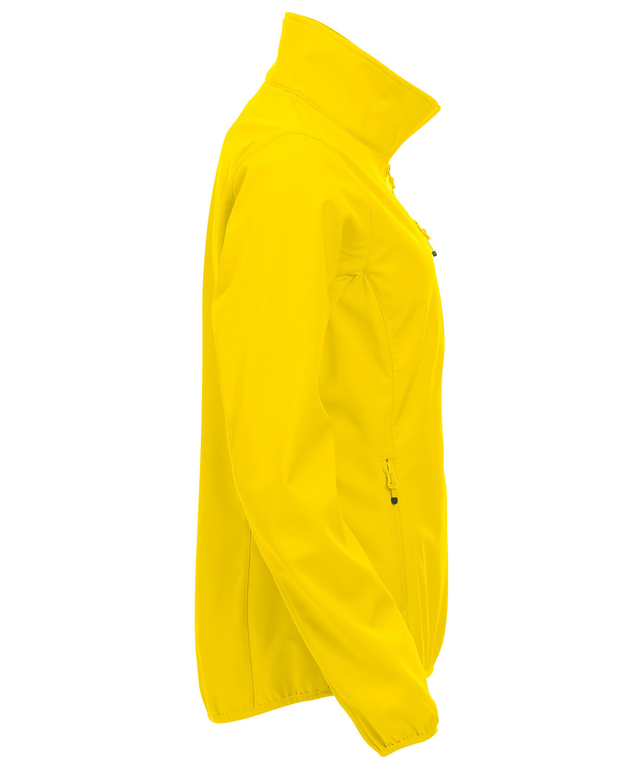 Clique Basic women's softshell jacket, Lemon Yellow, large image number 3