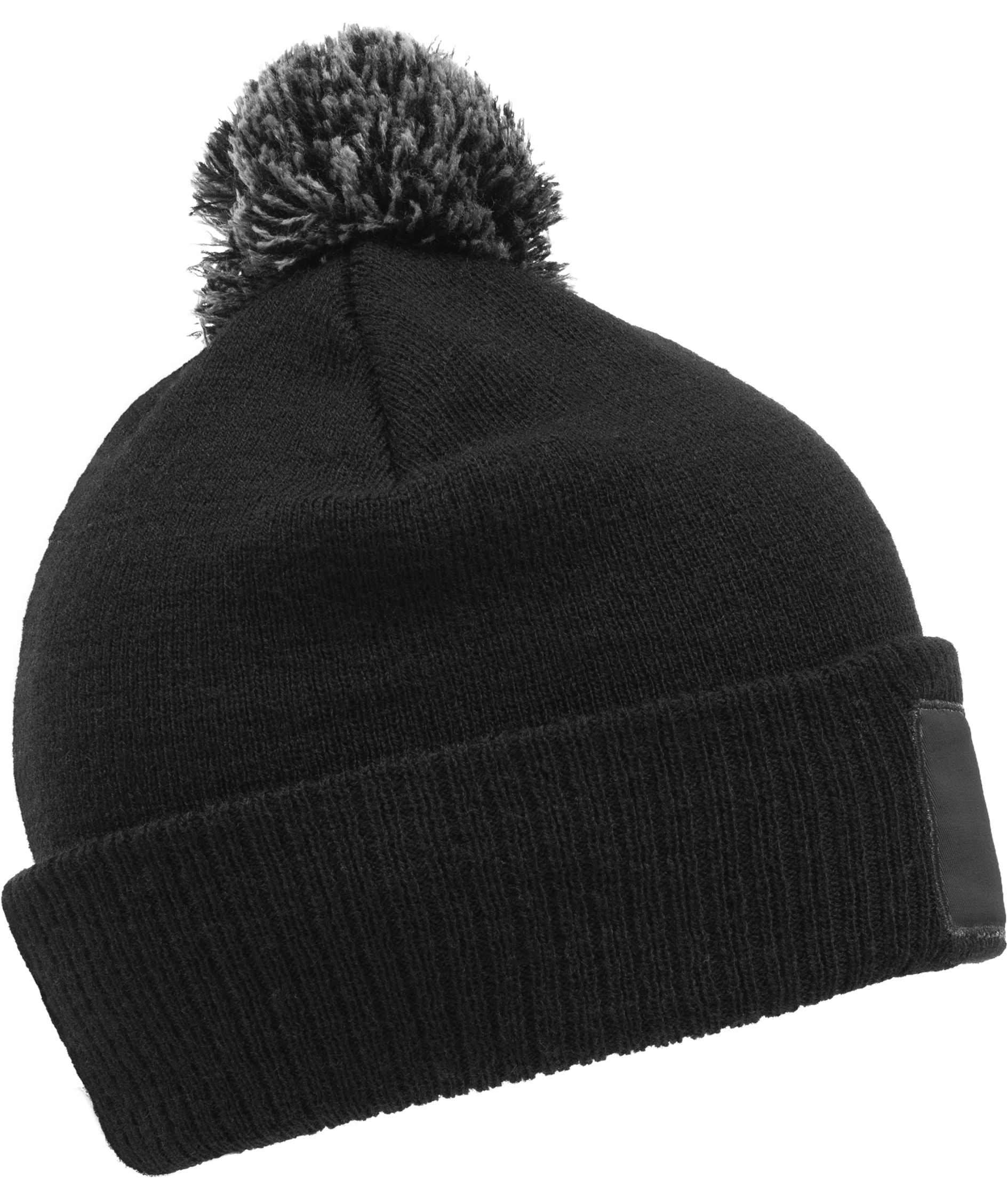 Clique Bryan Patch Strickm&uuml;tze, Schwarz, Schwarz, large image number 2