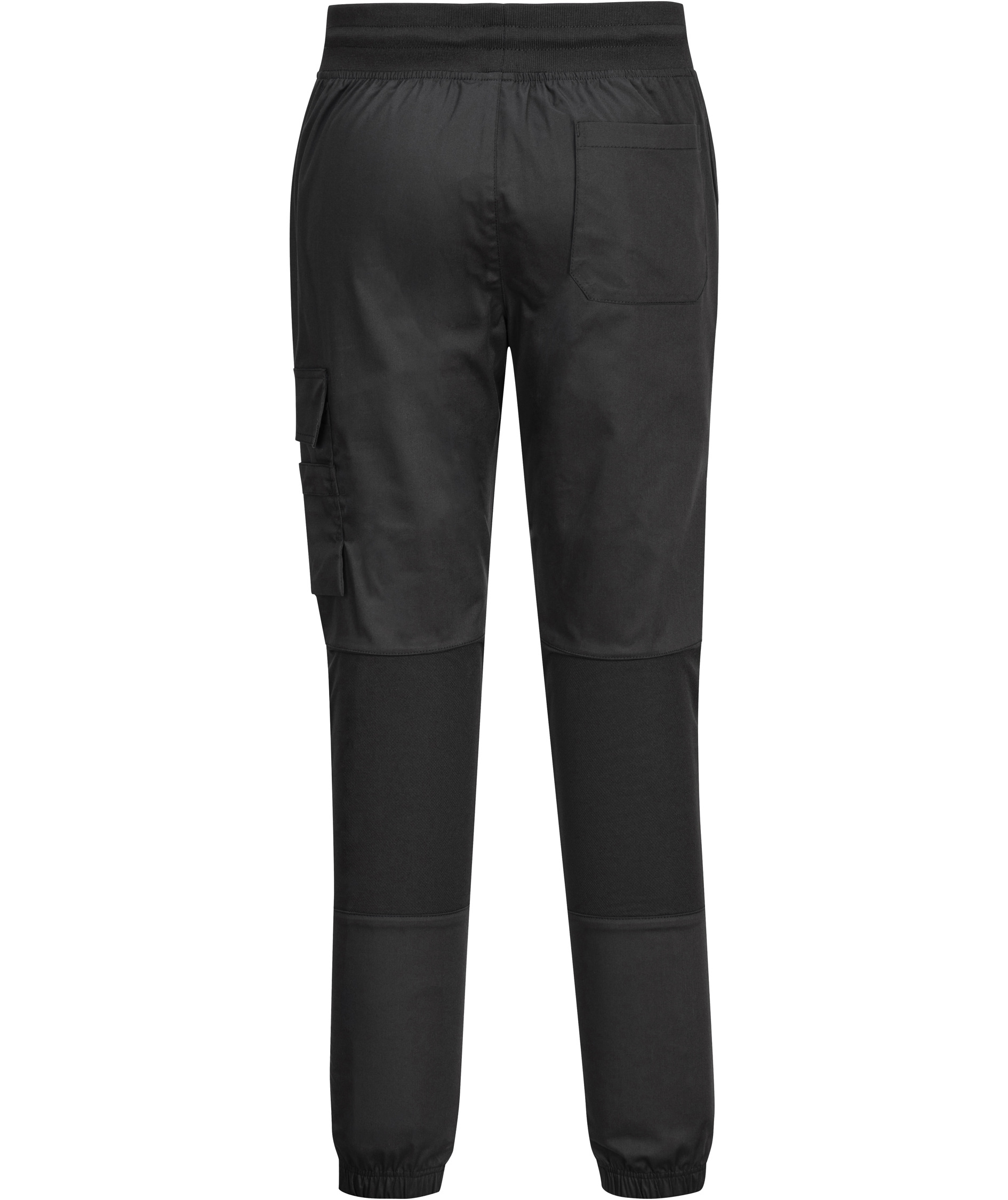 Portwest C074 stretch kokkebukser, Sort
