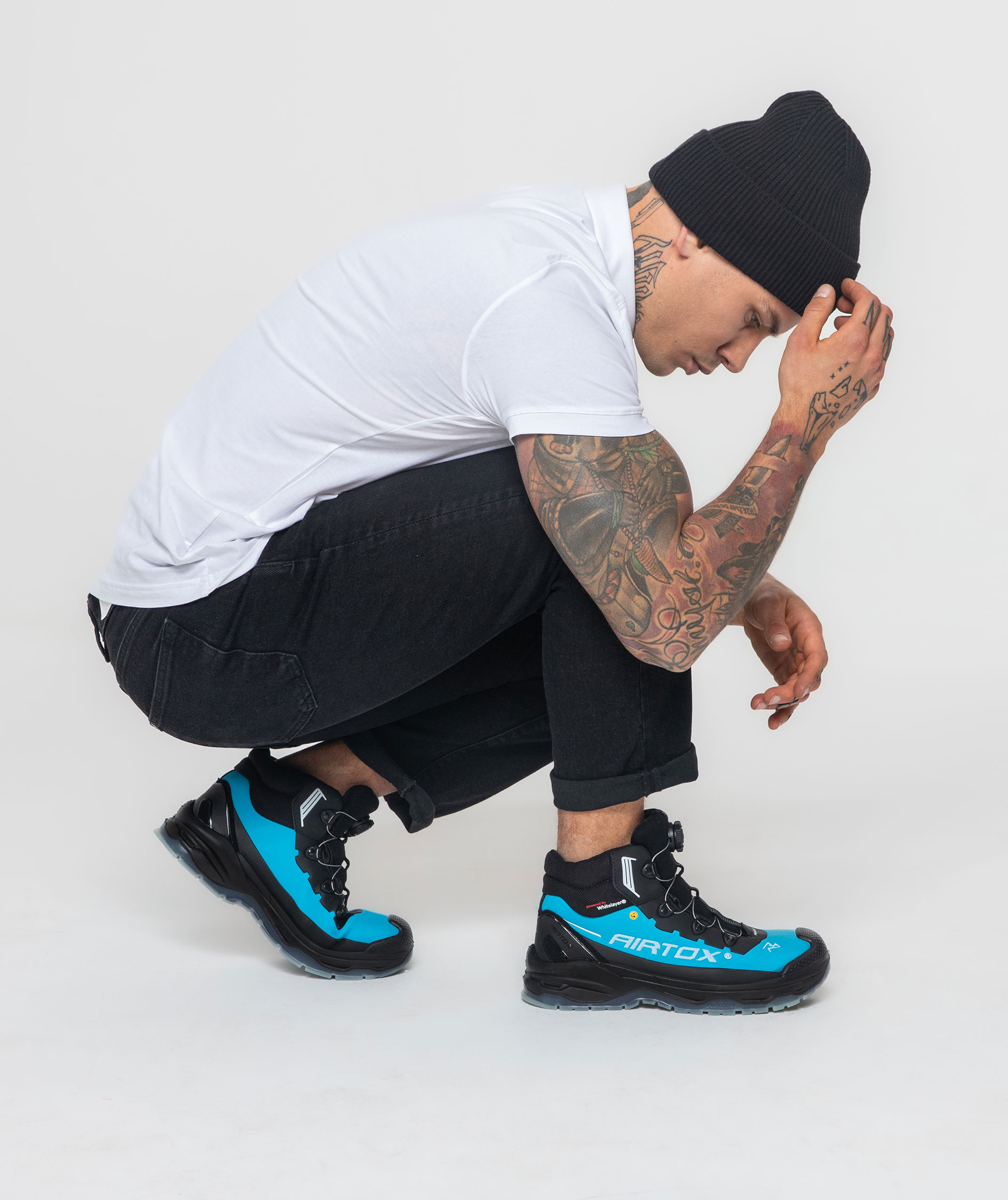 Airtox TX66 sikkerhedsst&oslash;vletter S3, Bl&aring;/Sort, large image number 14