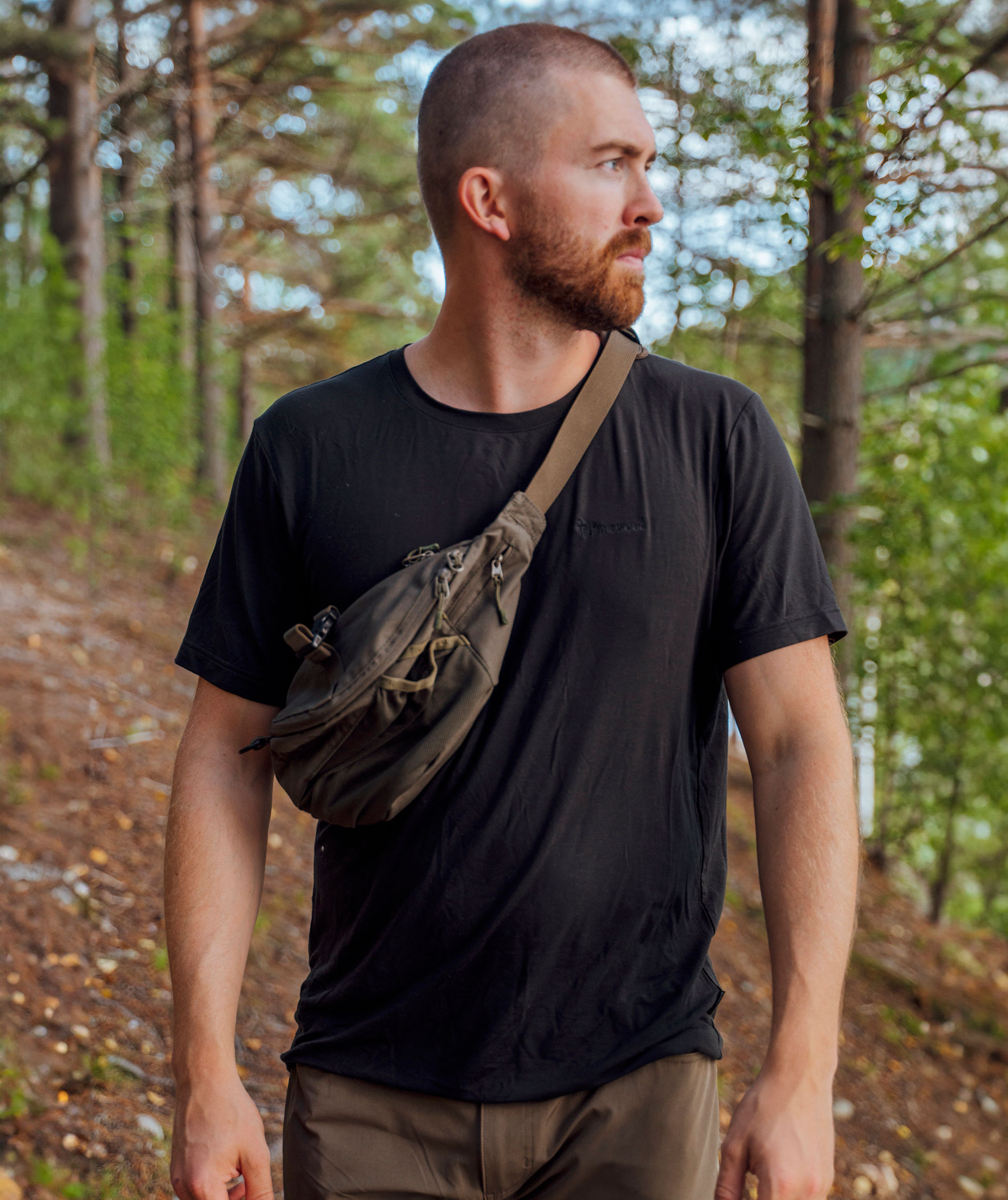 Pinewood Active Fast-Dry T-shirt, Black