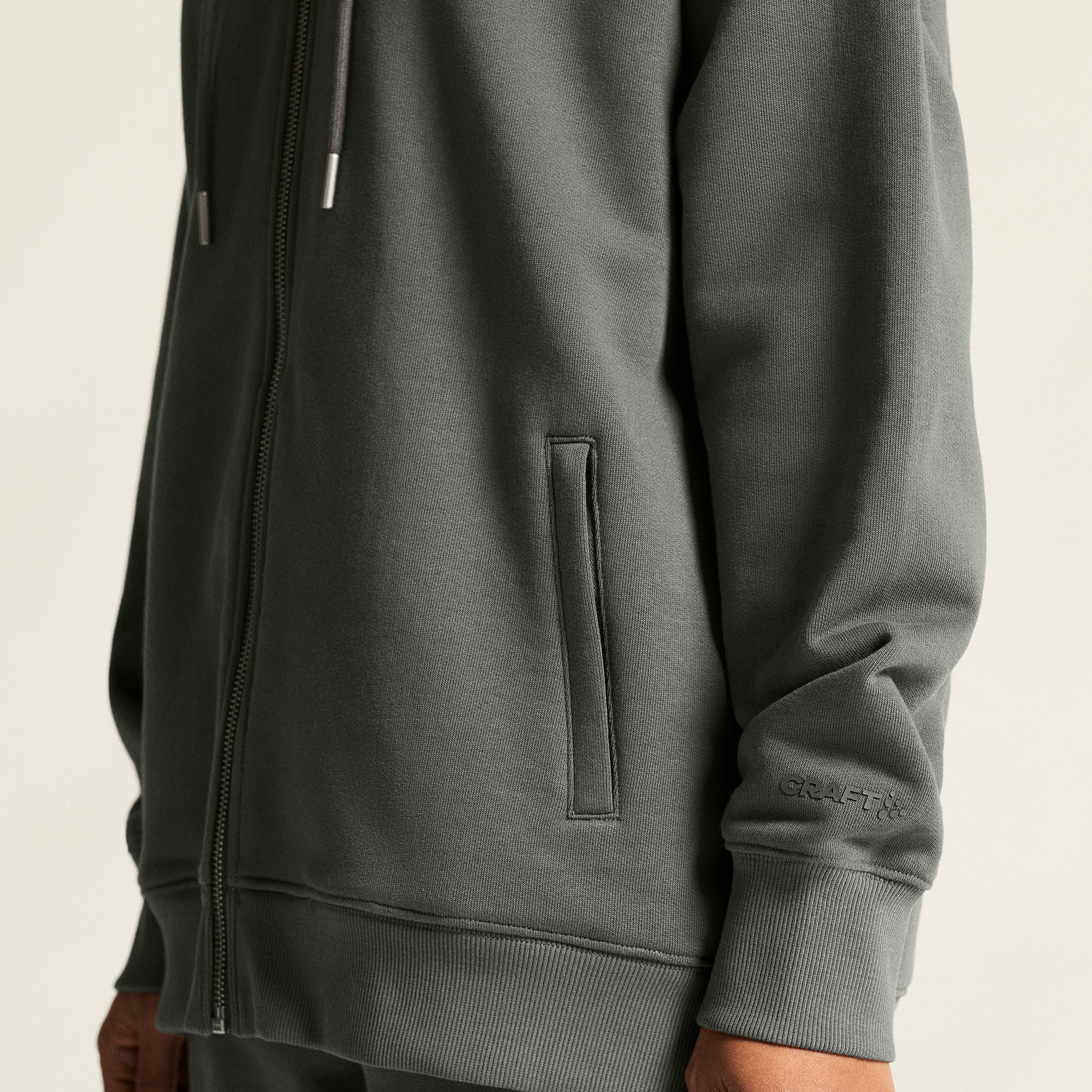 Craft Frequent hoodie med dragkedja dam, Lava, large image number 6