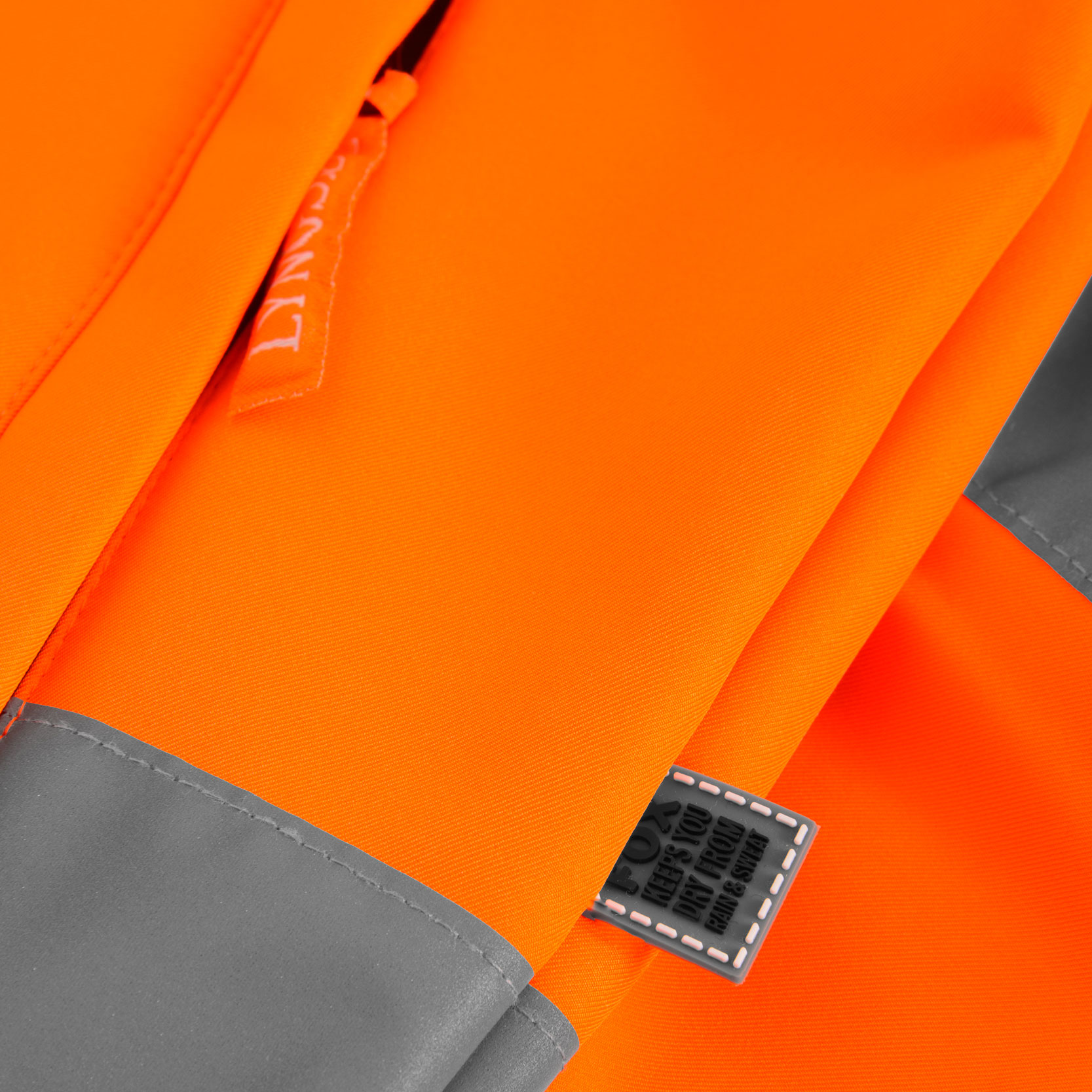 Lyngsoe ​softshell jacket, Hi-Vis Orange/Black, large image number 4