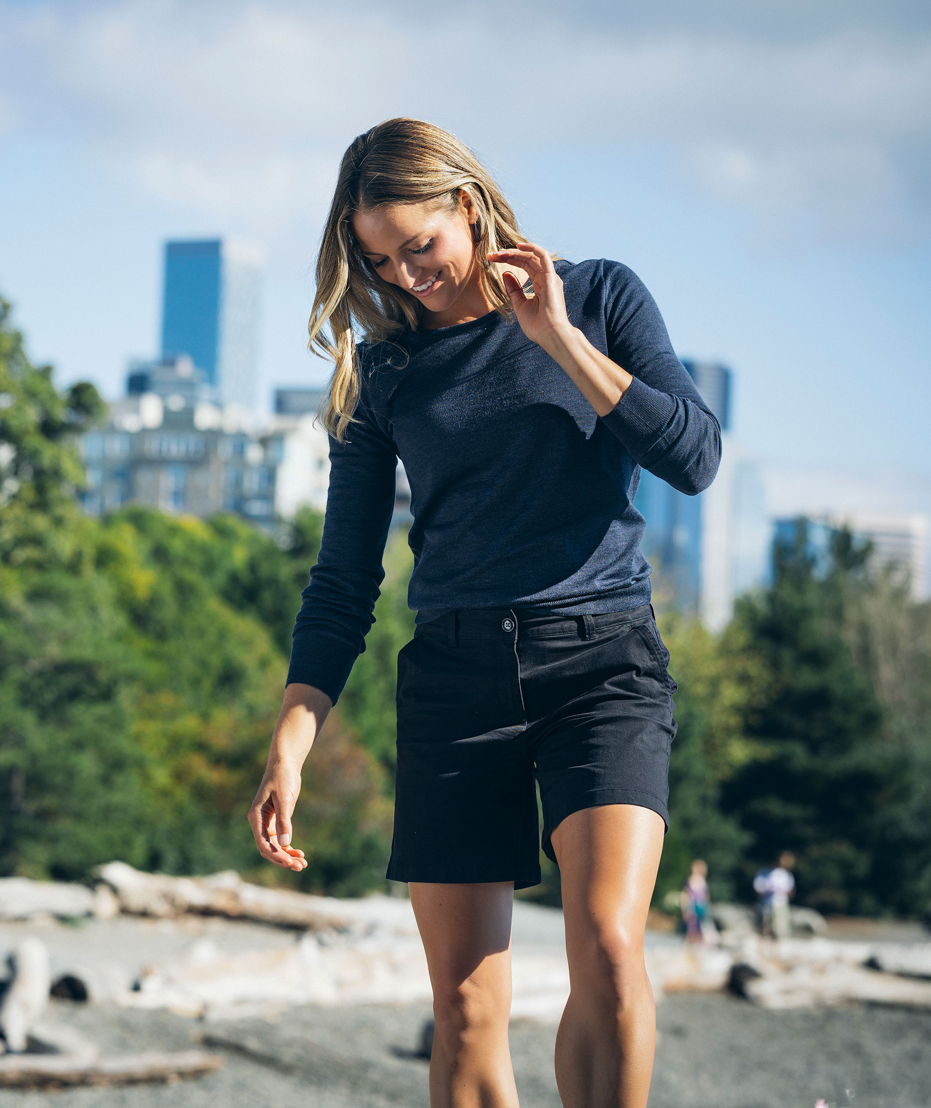 Cutter & Buck Edgemont Damenshorts, Black, large image number 5