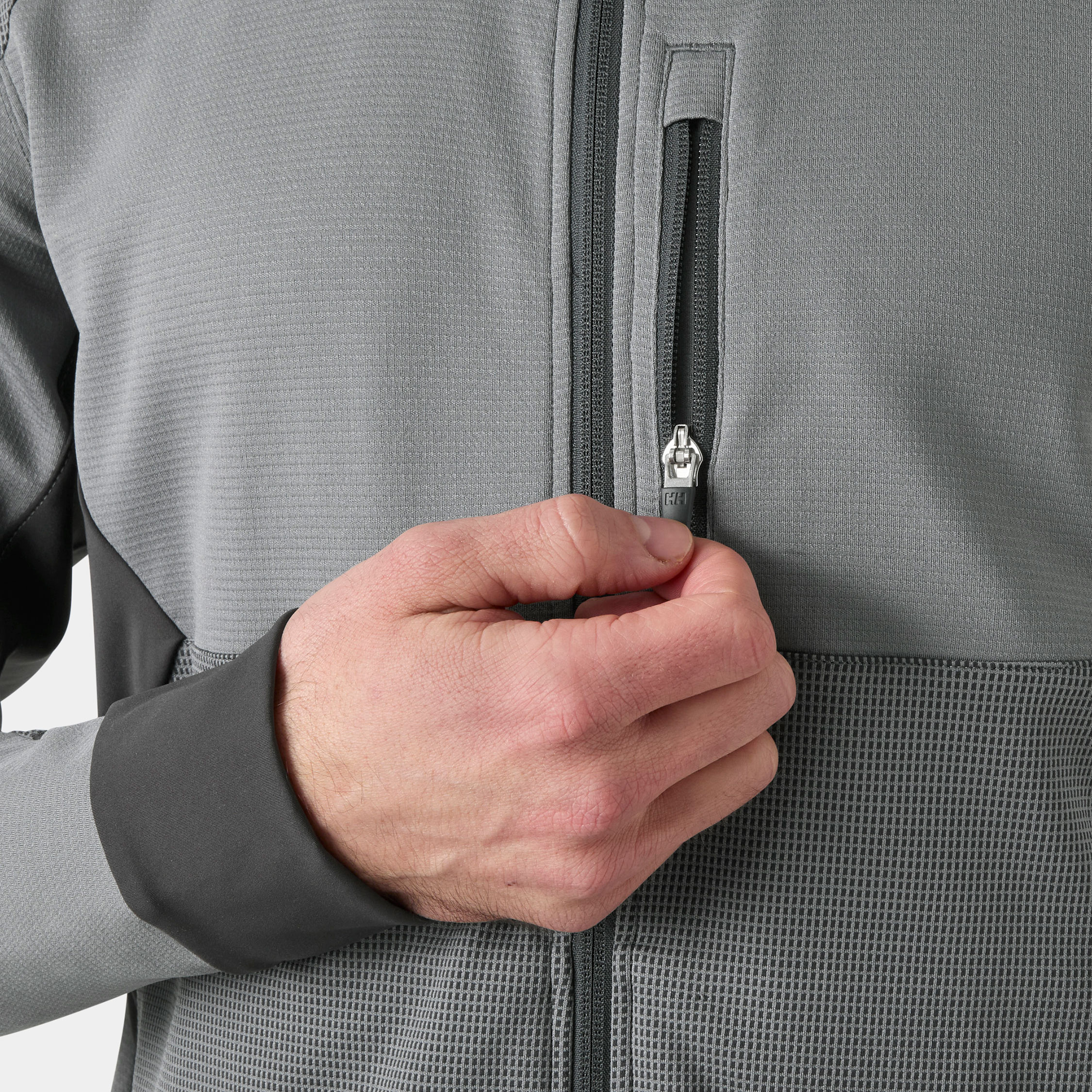 Helly Hansen Tech Active midlayer, Quiet Shade/Ebony, large image number 4