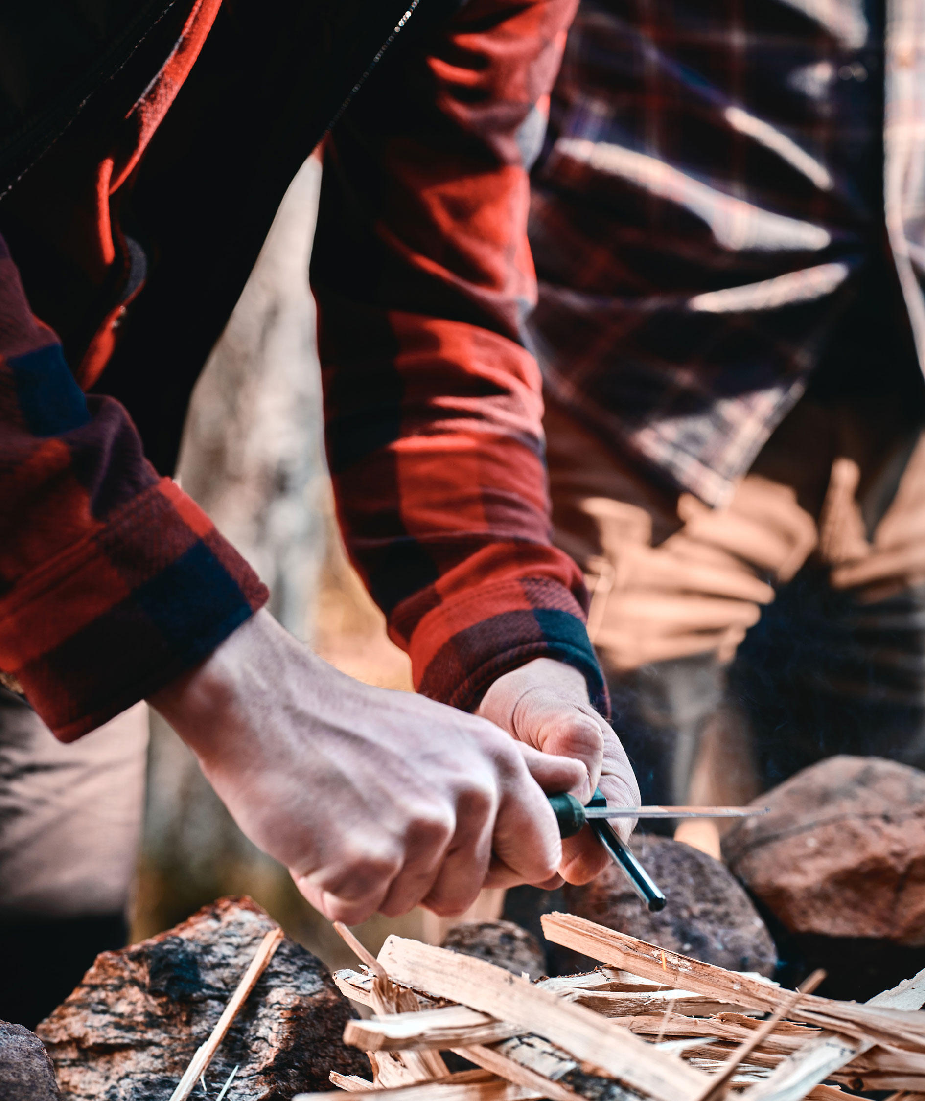 Pinewood Canada fleeceskjorte, R&oslash;d/Sort, large image number 10