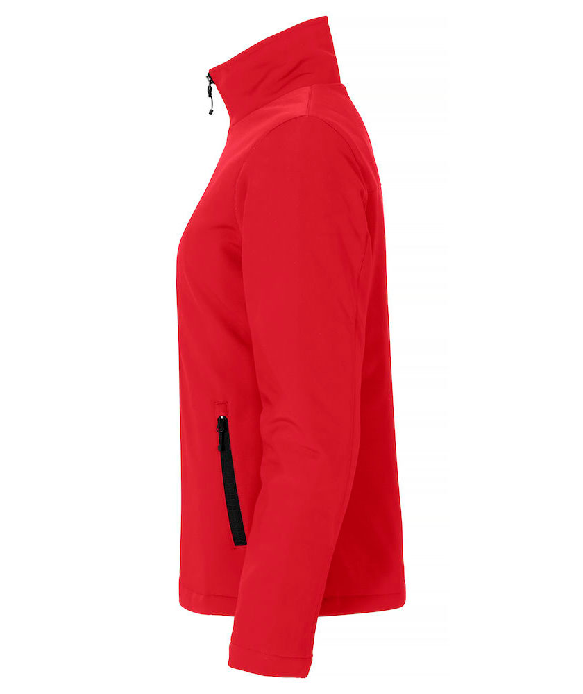 Clique lined women's softshell jacket, Red, large image number 2