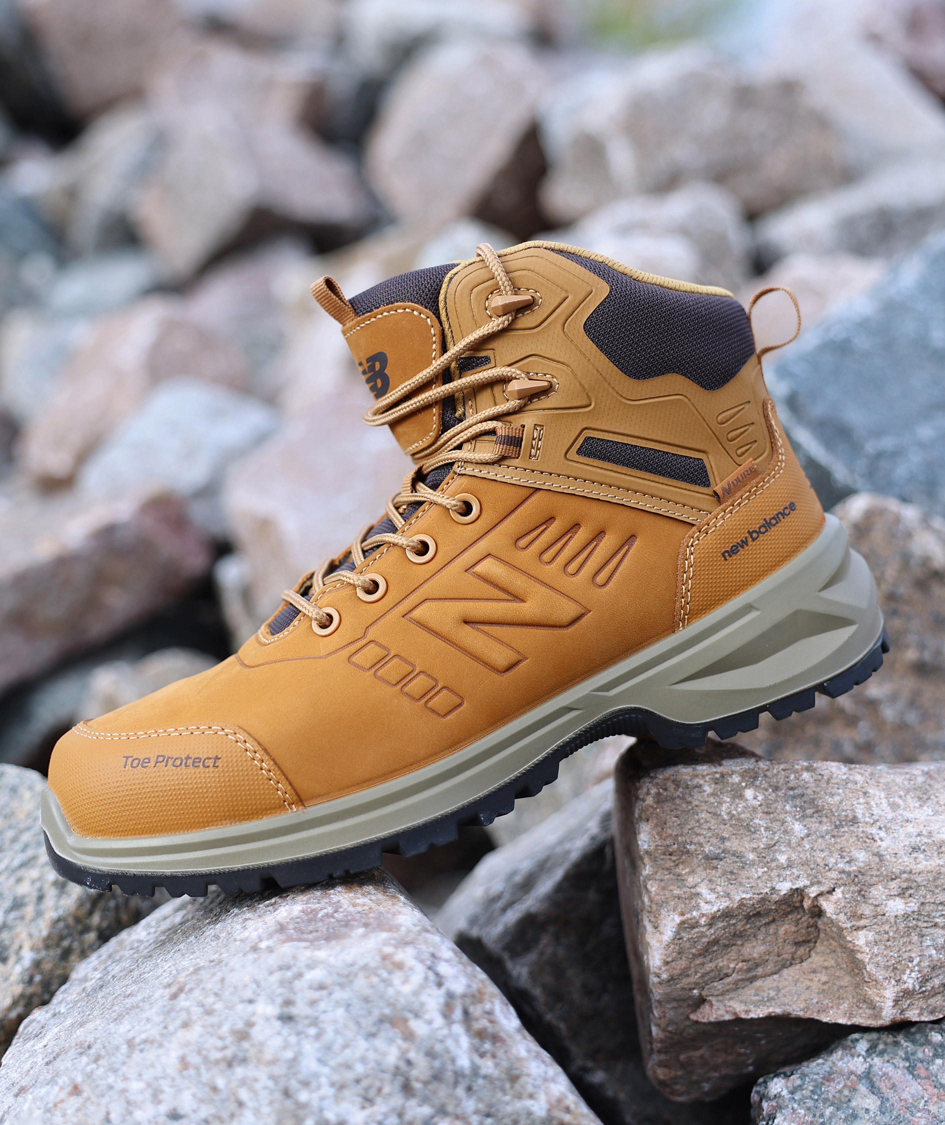 New Balance Calibre Wheat Sicherheitsstiefel S3, Braun, large image number 7