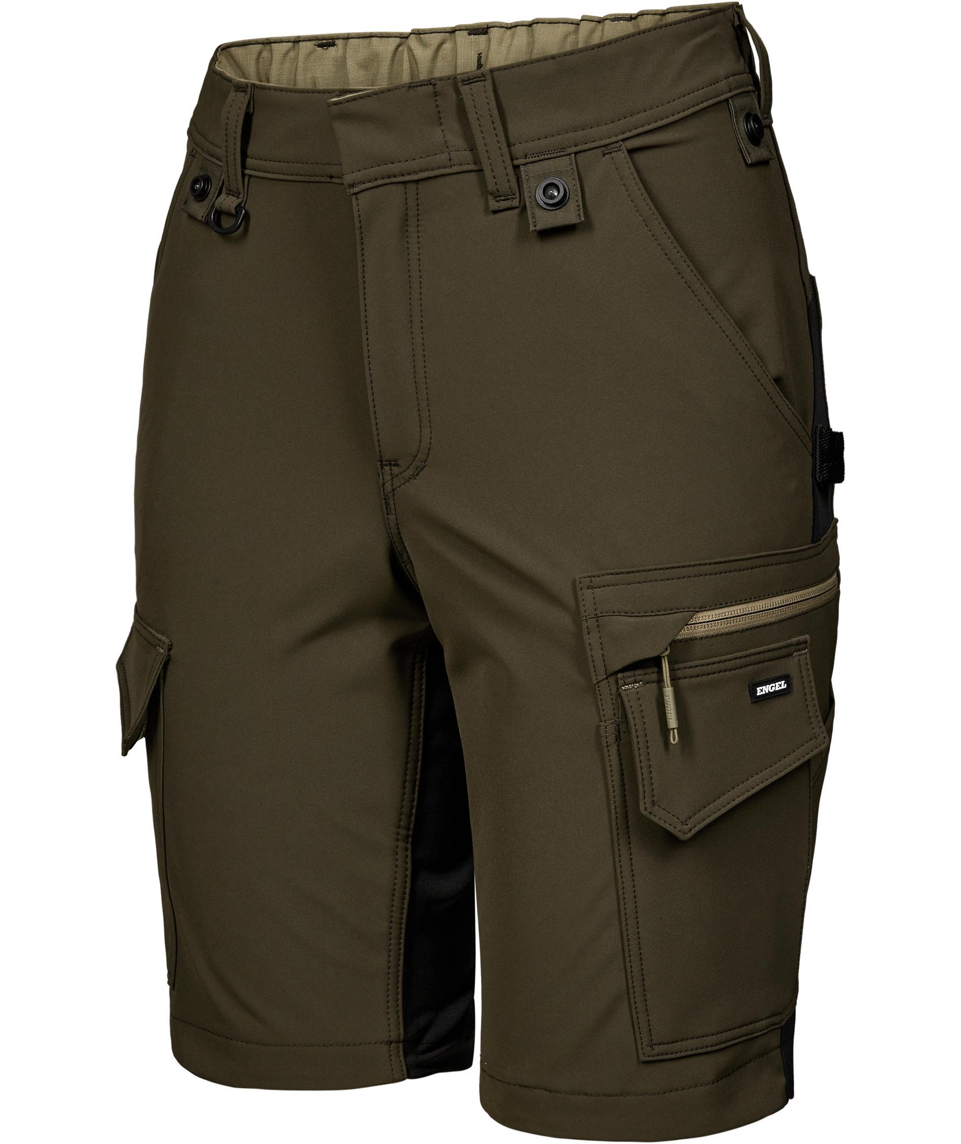 Engel Entire Damen Arbeitsshorts full stretch, Forest Green/Black, large image number 5