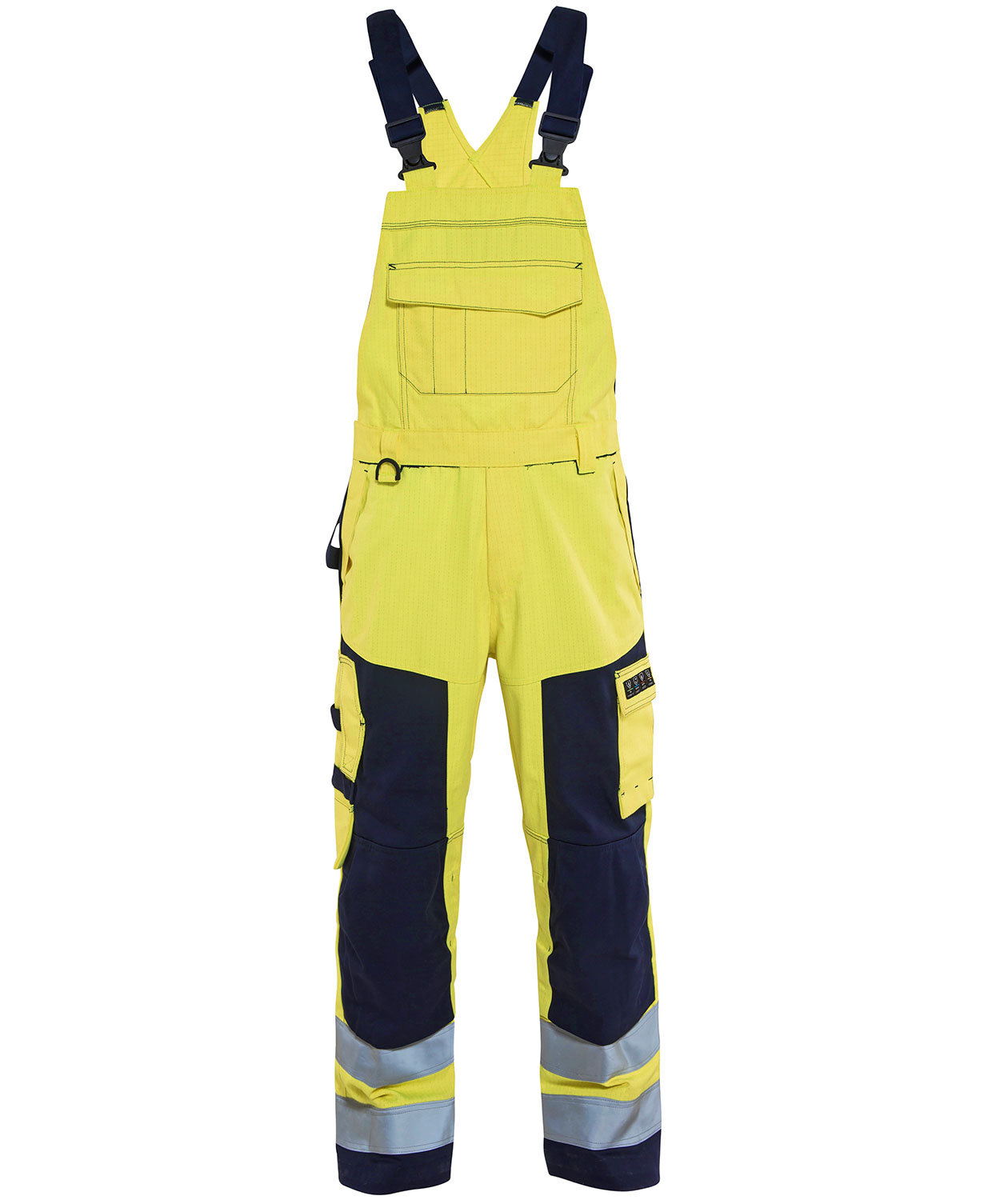 Bl&aring;kl&auml;der Multinorm selebukse, Hi-vis gul/marinebl&aring;