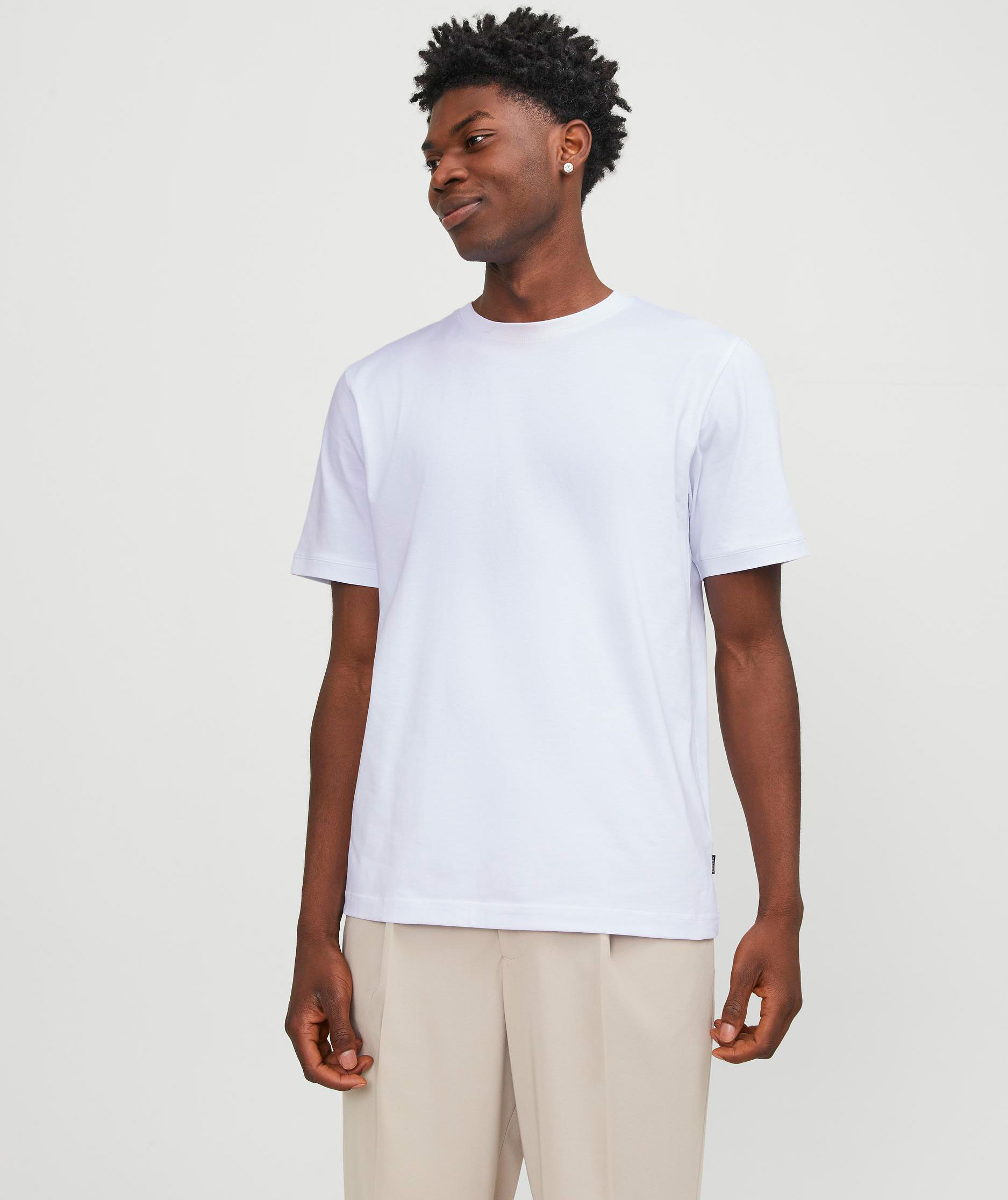 Jack & Jones JJEURBAN EDGE T-shirt, White, large image number 4