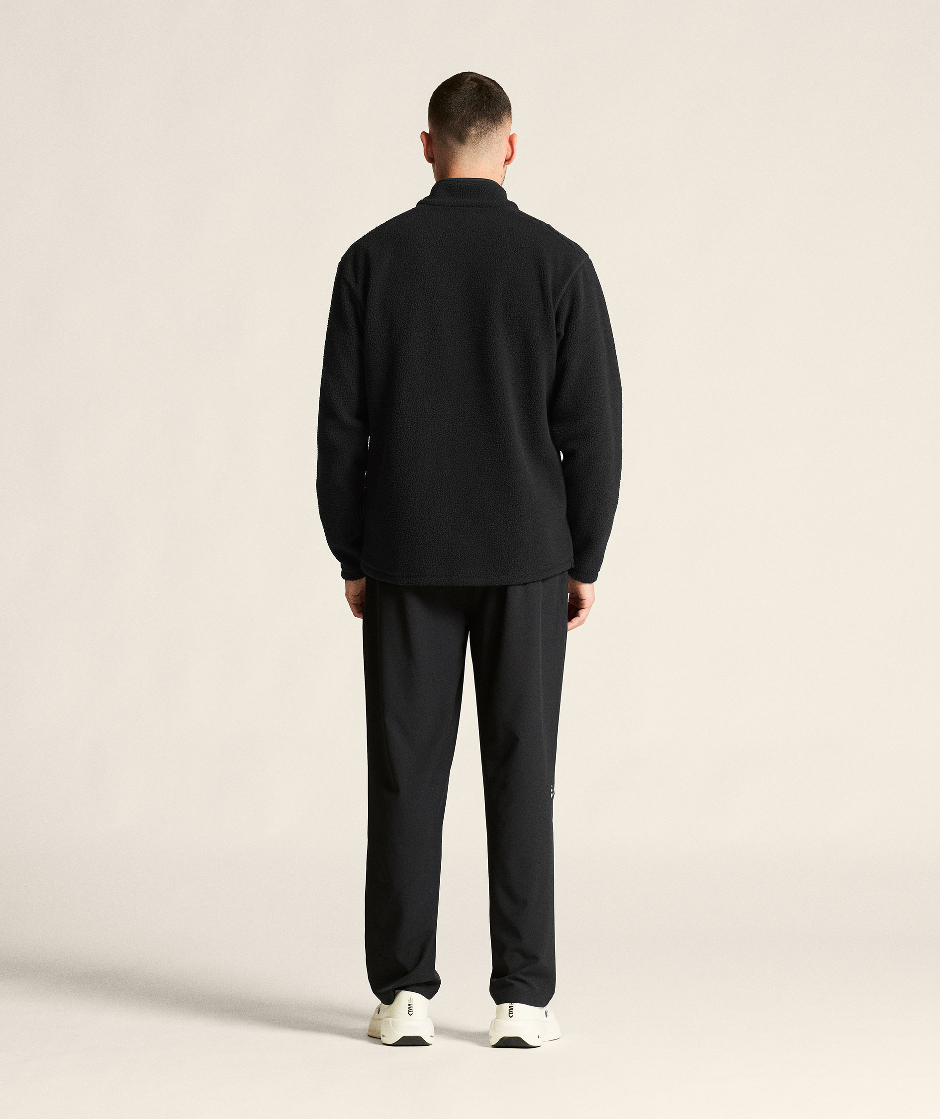 Craft Join half zip pile fleece pullover, Black, large image number 9