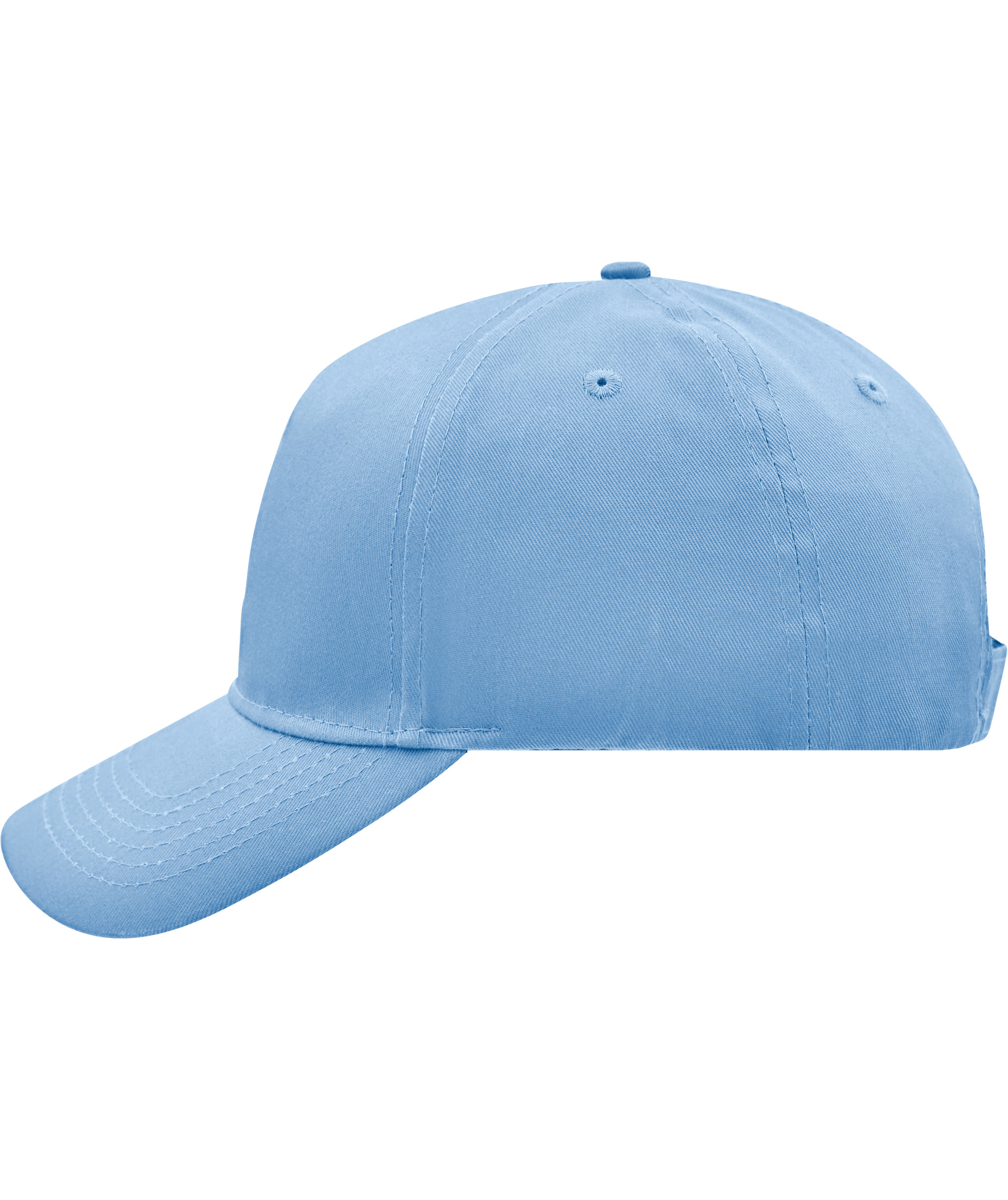 Myrtle Beach Unbrushed 5 panel cap, Light-Blue, Light-Blue, swatch