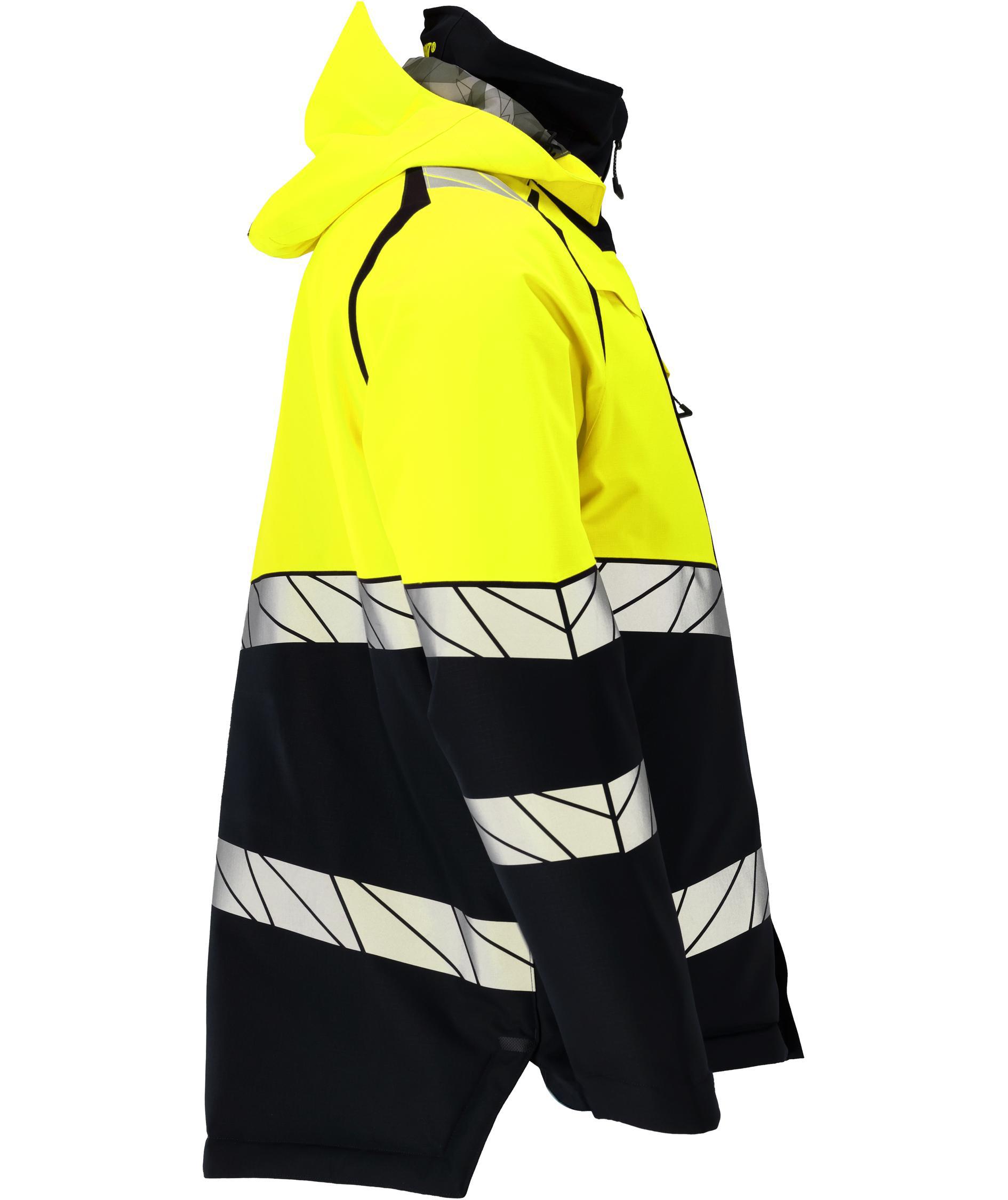 Mascot Accelerate Safe vinterjakke, Sort/Hi-Vis Gul, large image number 2