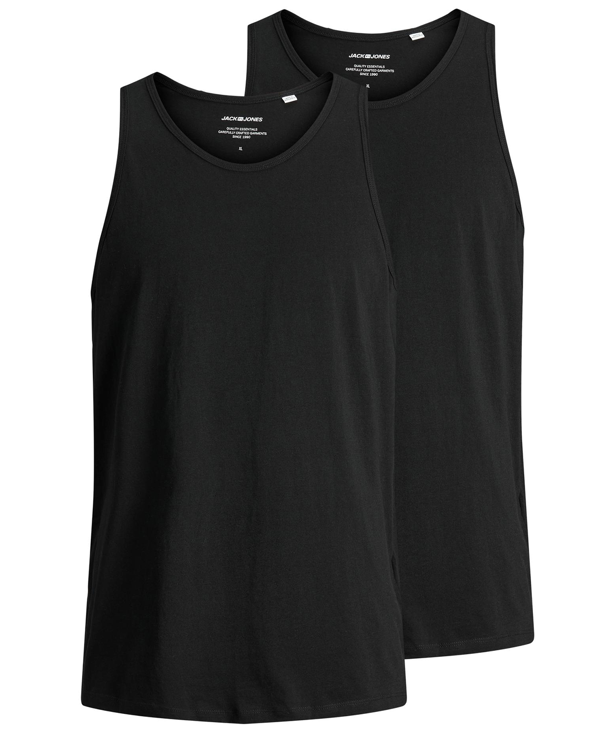 Jack & Jones JABASIC 2-pack undertr&ouml;ja, Svart